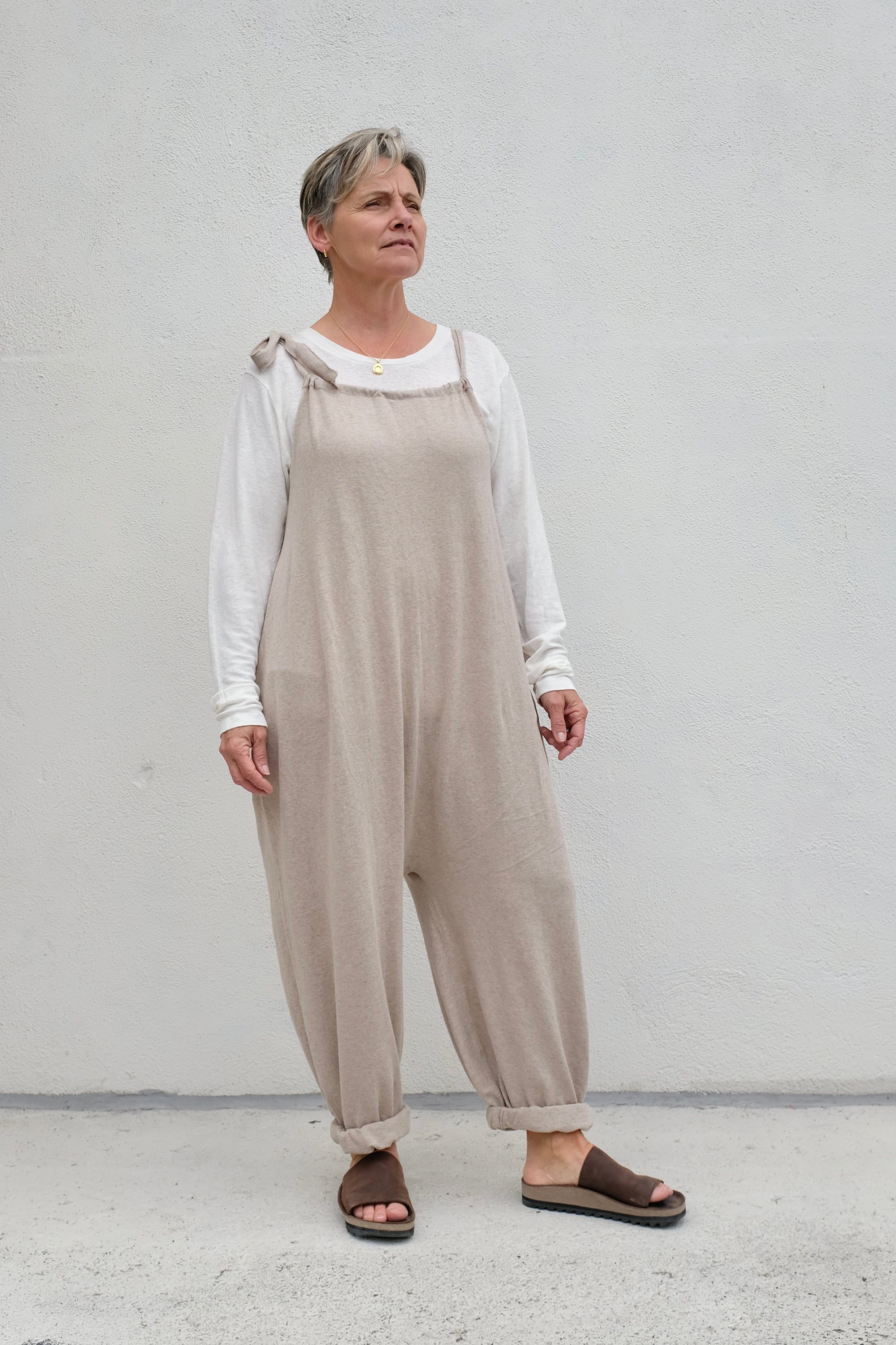 Lauren Manoogian Gather Jumpsuit / Sisal
