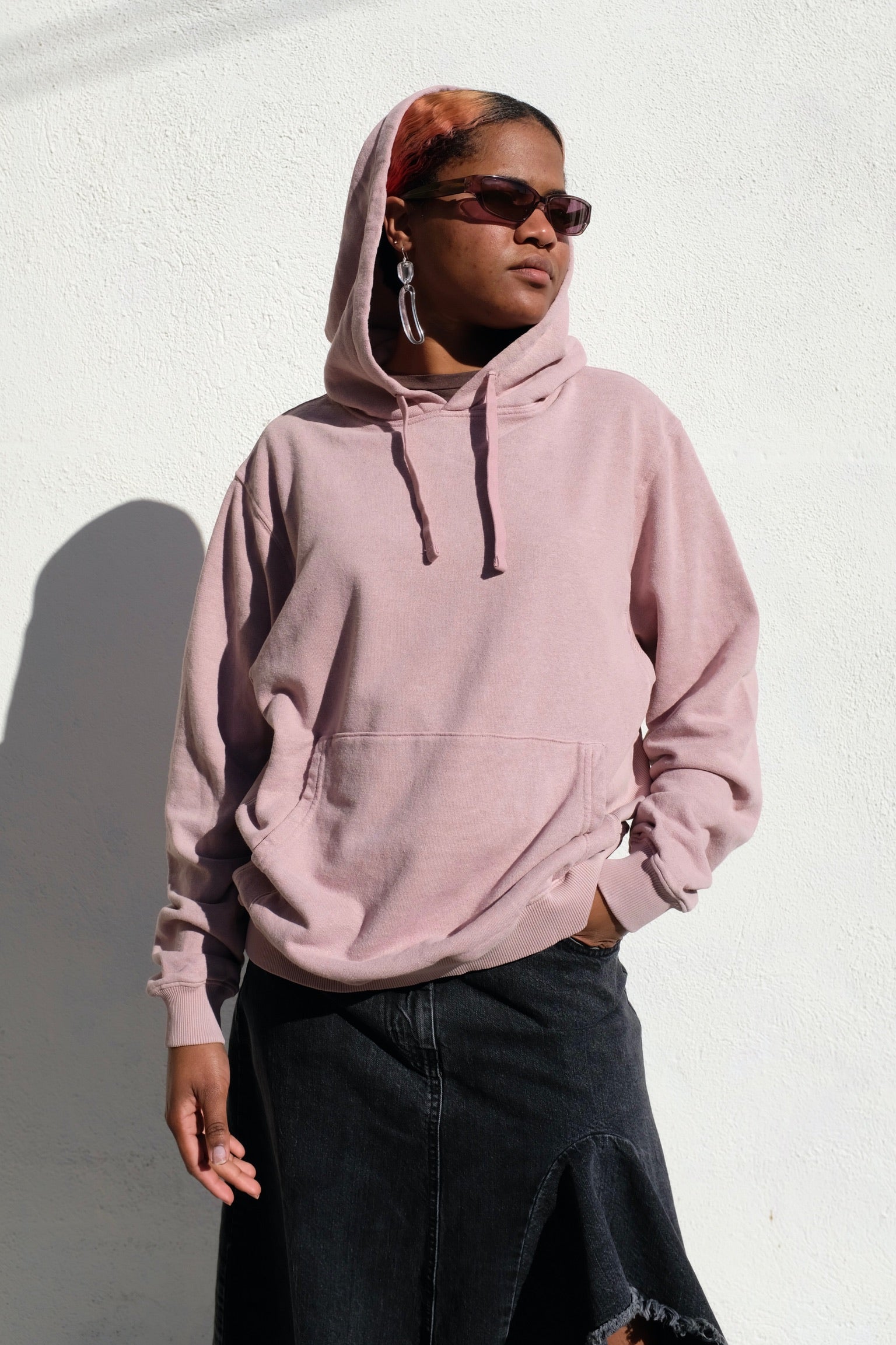 Montauk Hooded Sweatshirt Rose Quartz