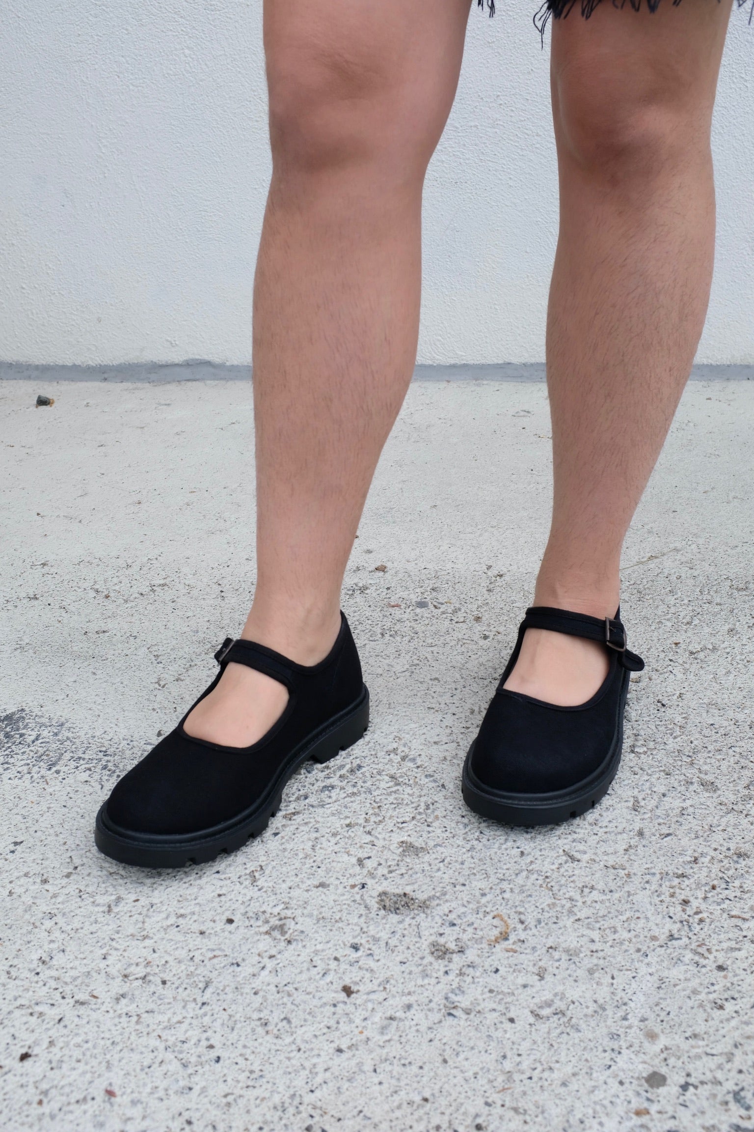 Classic Lug Sole Mary Jane / Black
