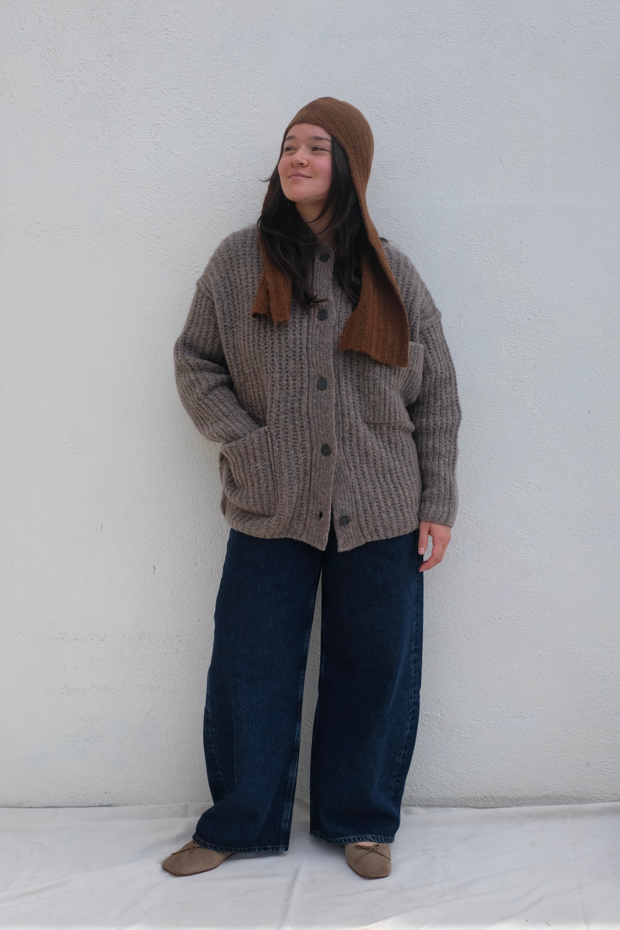 Nui cardigan / Taupe Grey