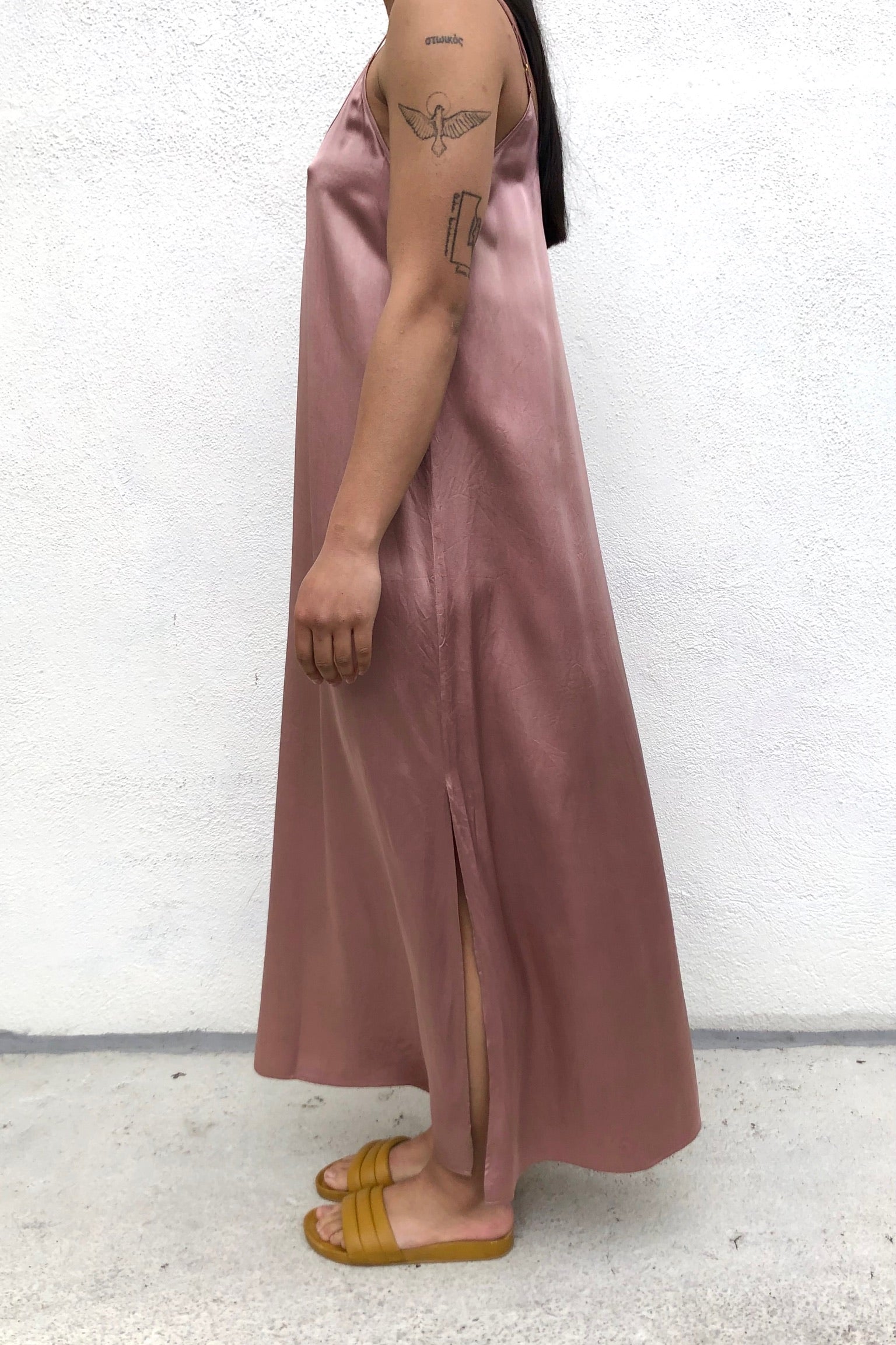 Riverside Slip Dress / Sage