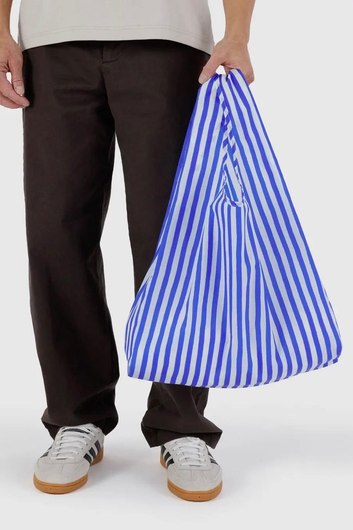 Standard Shopper / Blue Painted Stripe