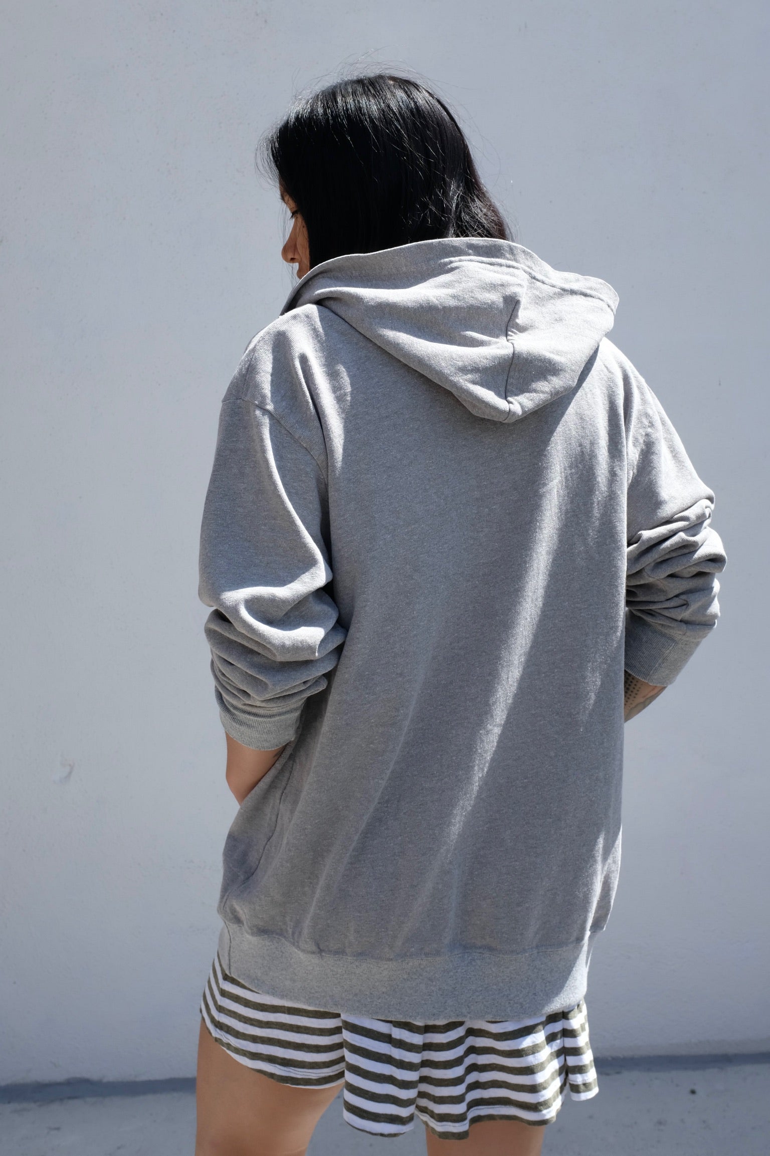 Aptos Ranch Hooded Zip Heather / Athletic Gray