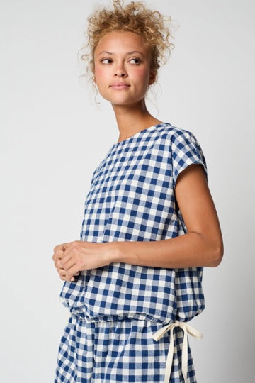 Atelier Delphine Gaia Top / Gingham Silk