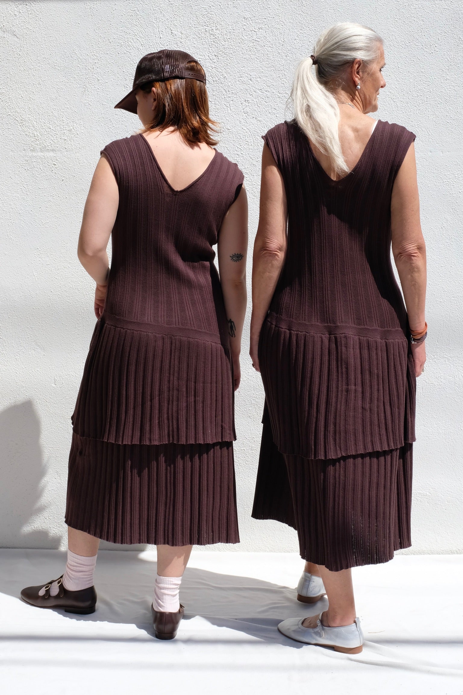 Flared Dress / Chocolate