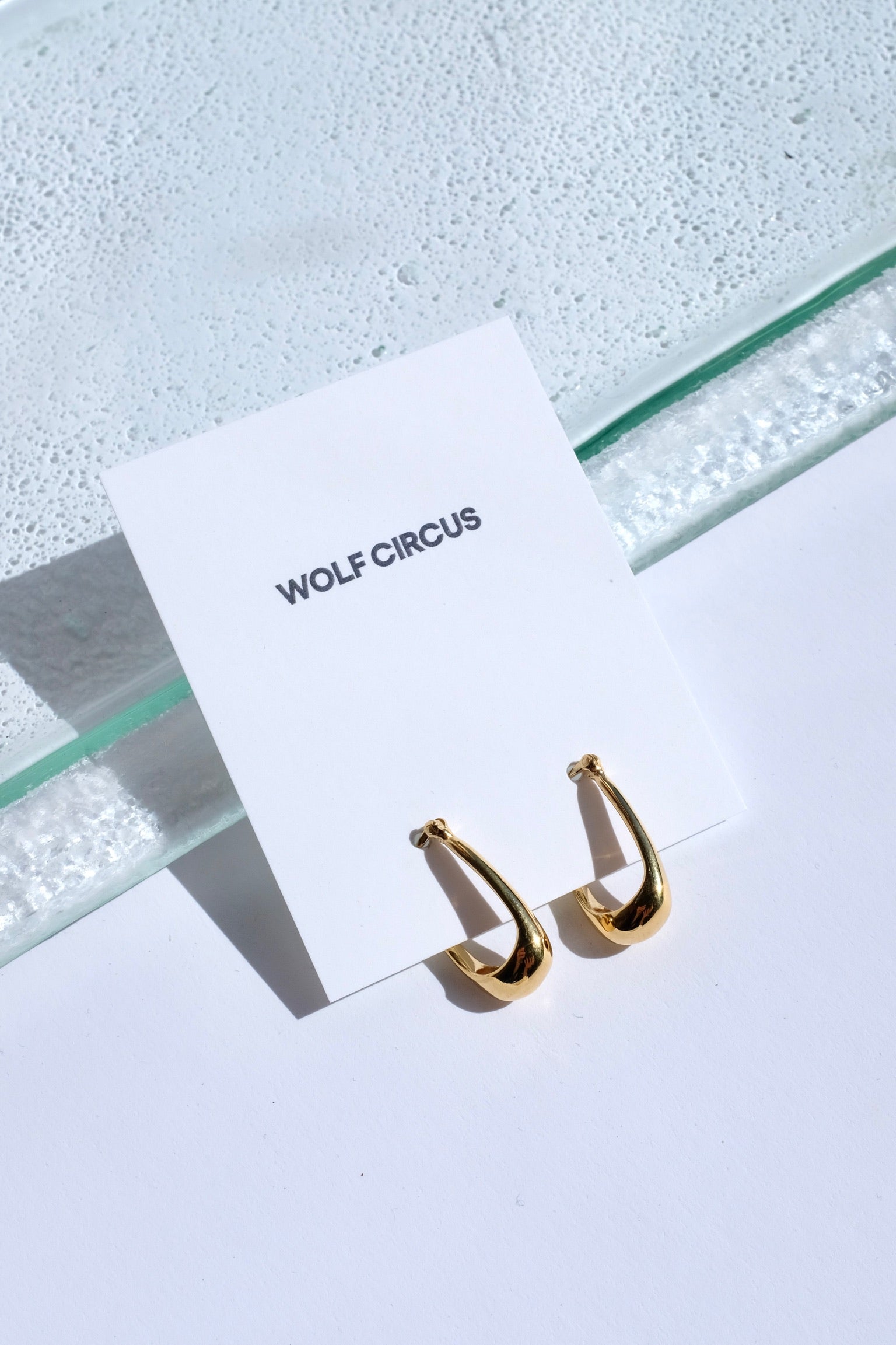 Wolf Circus Small Ellie Earrings, 14k Gold-Plated Bronze