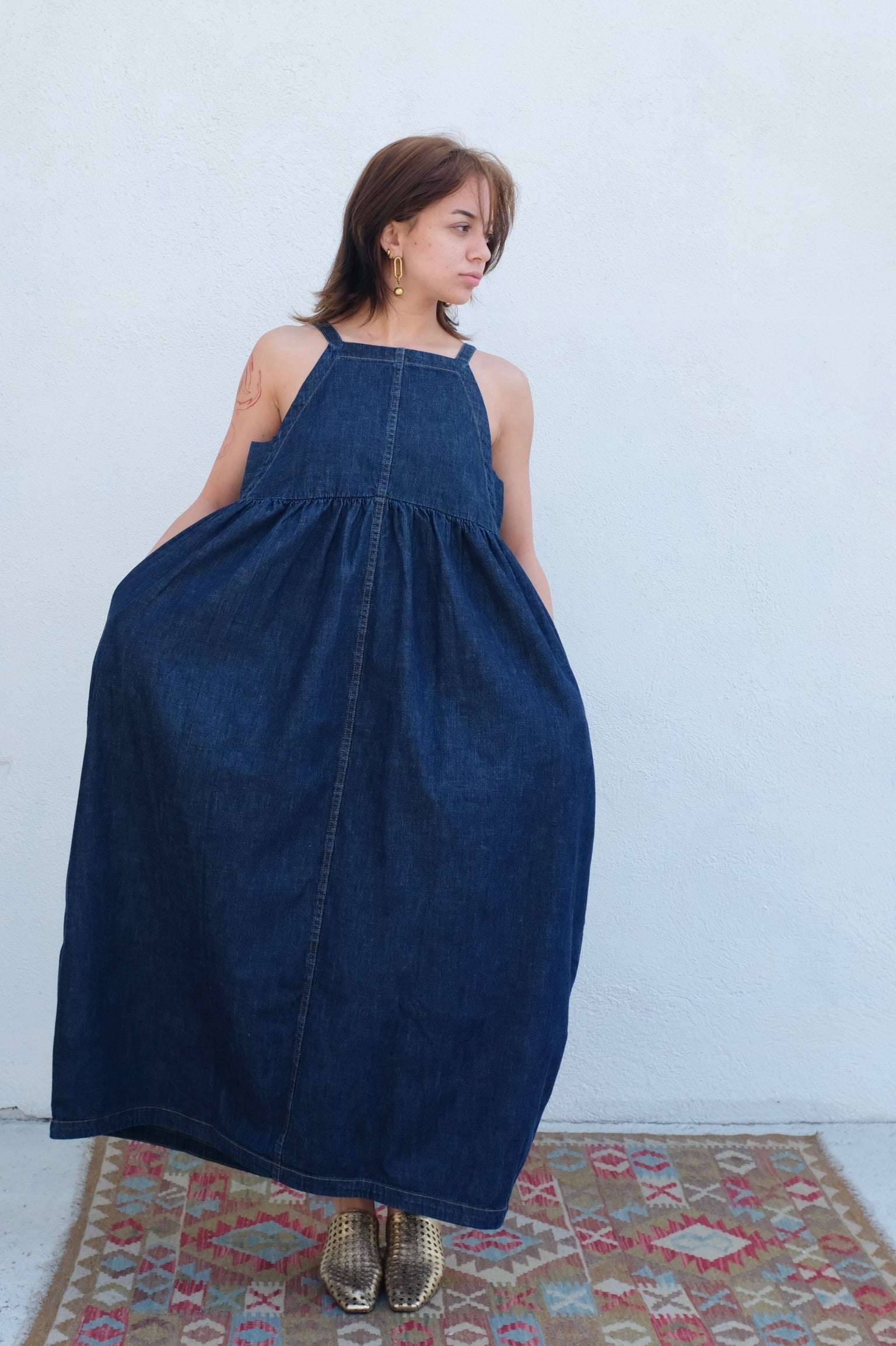 Rachel Comey Fresco Dress Vista Denim / Indigo