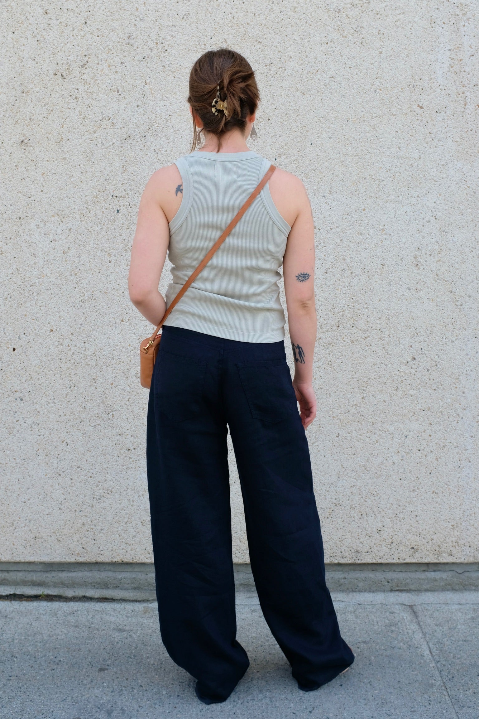 Citizens of Humanity Brynn Drawstring Linen Trouser / True Navy