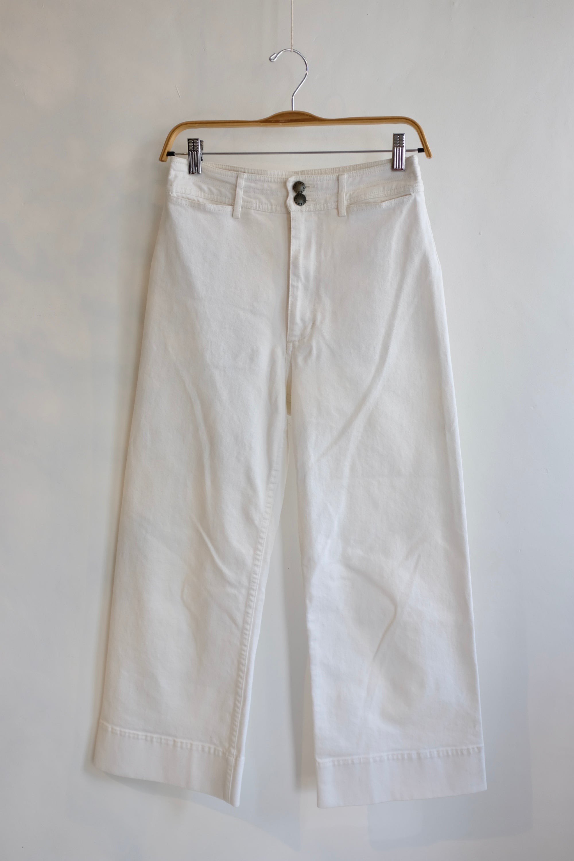 Pre-loved / A Piece Apart Merida White Pants / Size 6