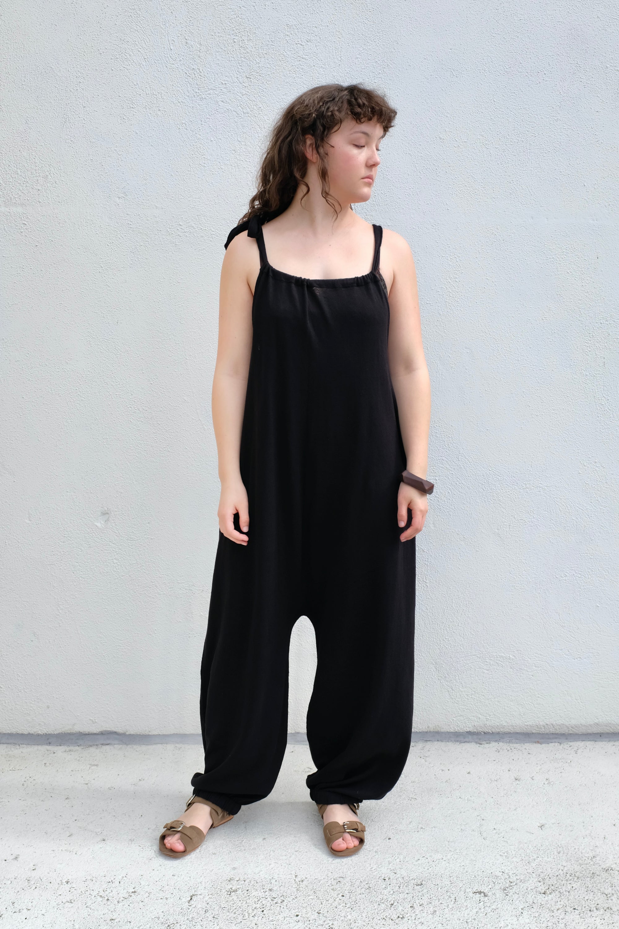 Lauren Manoogian Gather Jumpsuit / Black