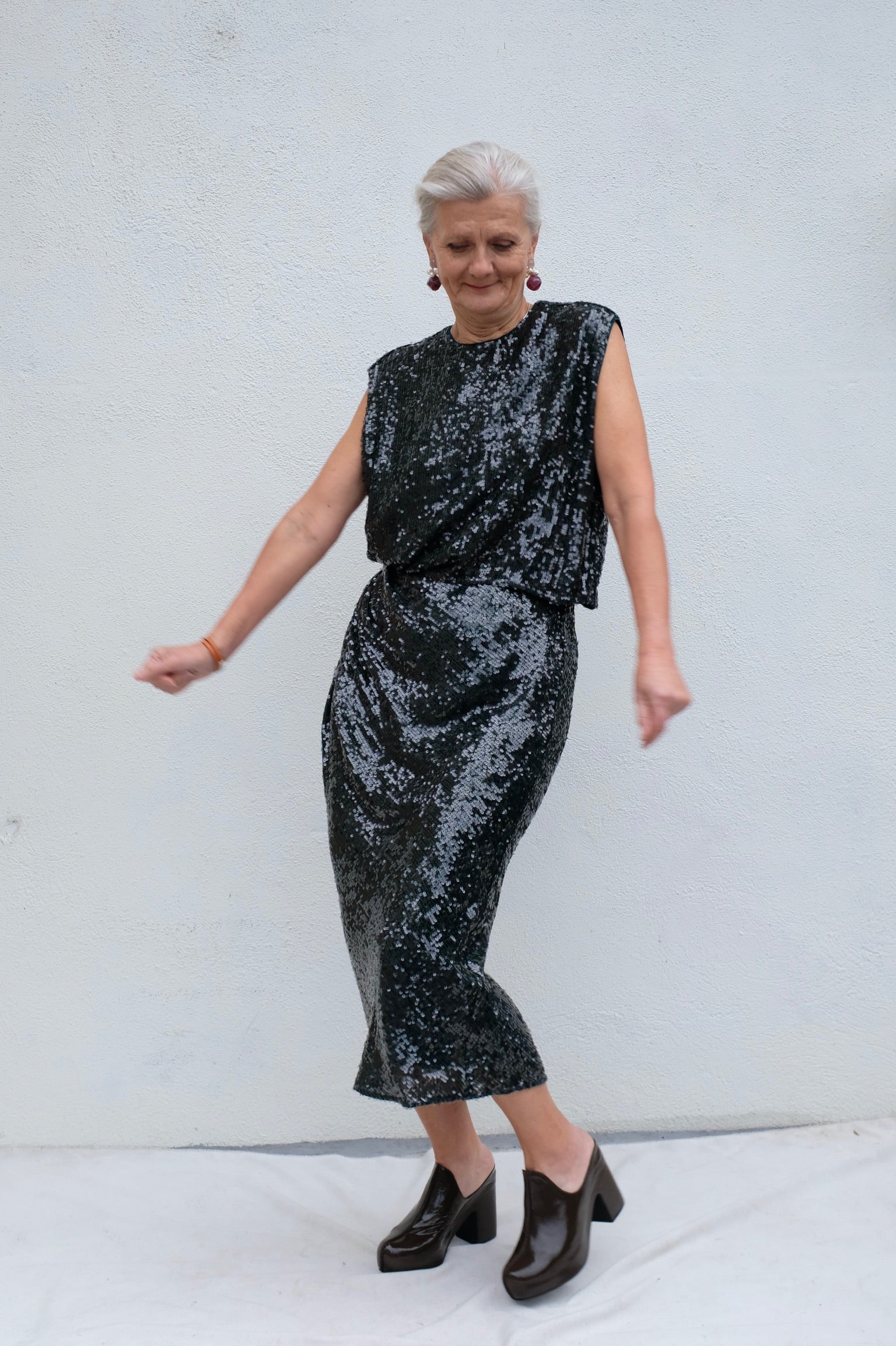 Rachel Comey RINI Dress / Forest Sequin