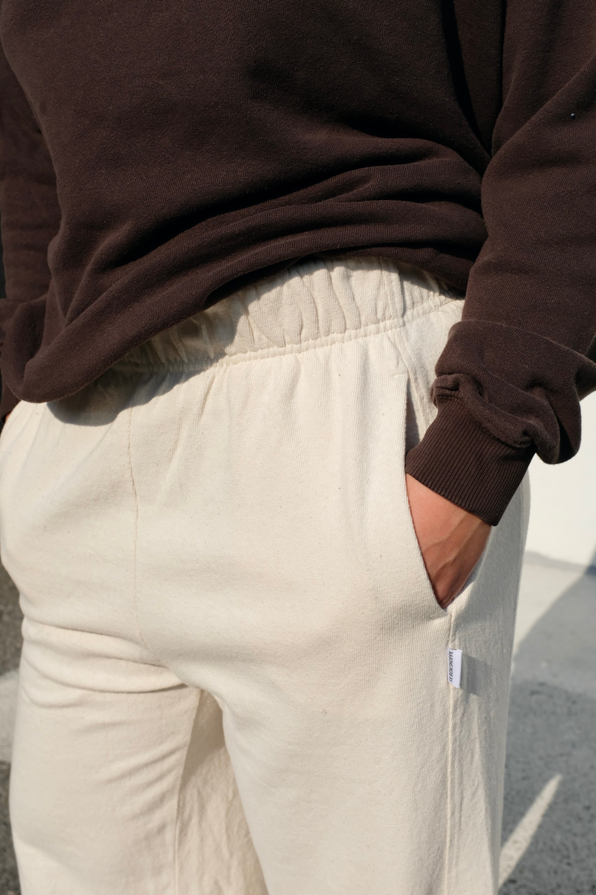 Cotton Jersey Balloon Pant / Naturel