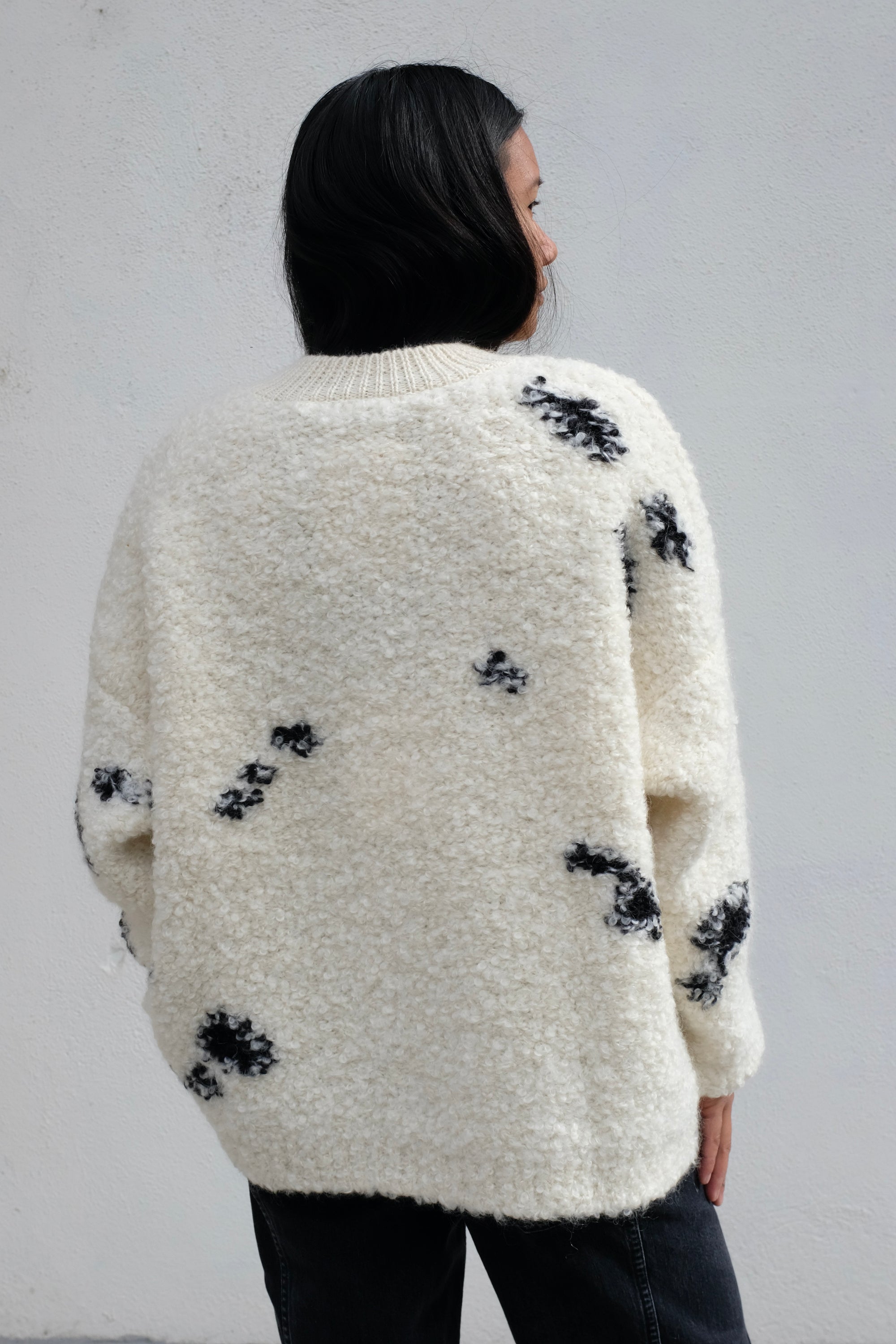 Cordera Wool + Mohair Blotch Sweater