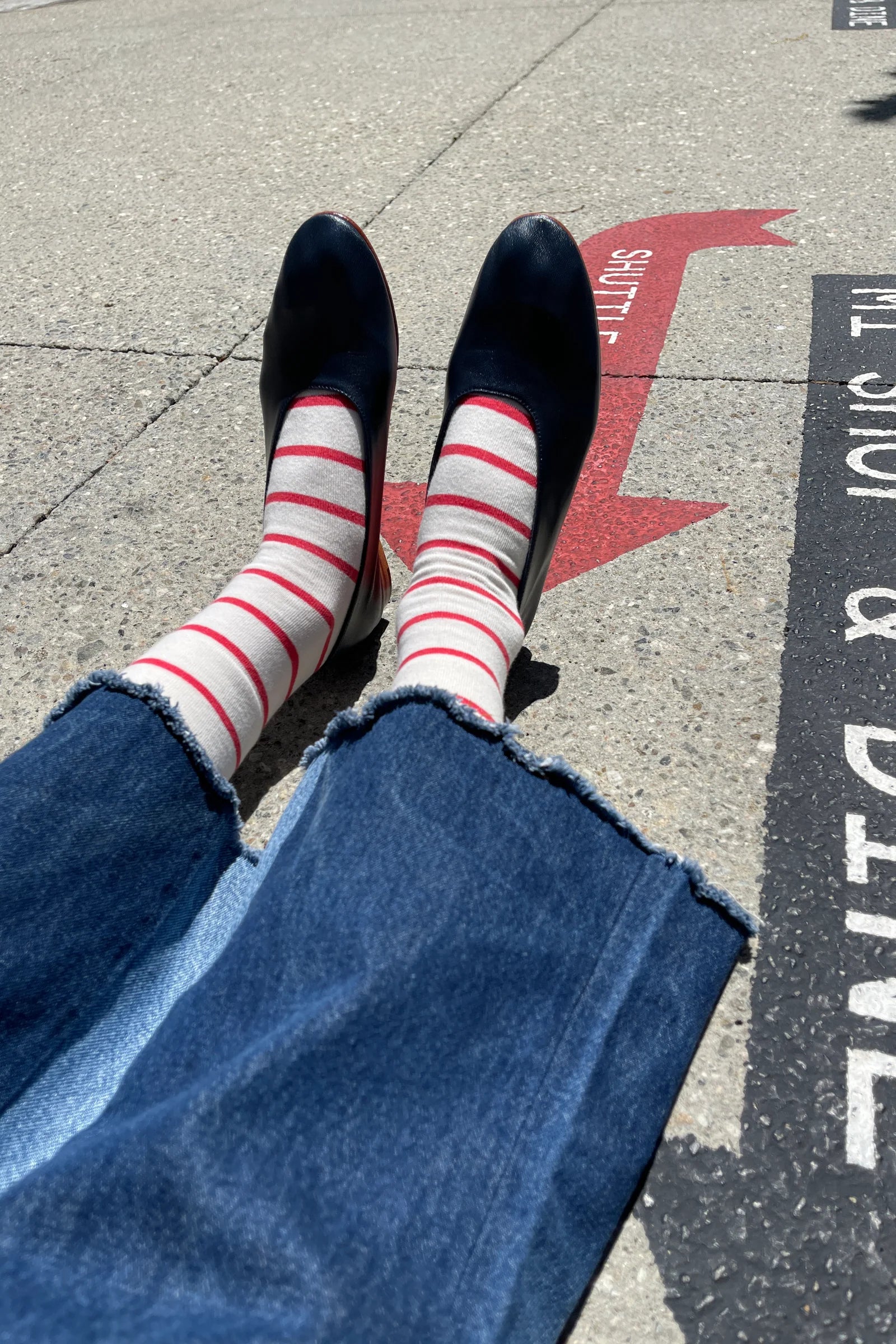 Le Bon Shoppe Wally Socks / Candy Cane