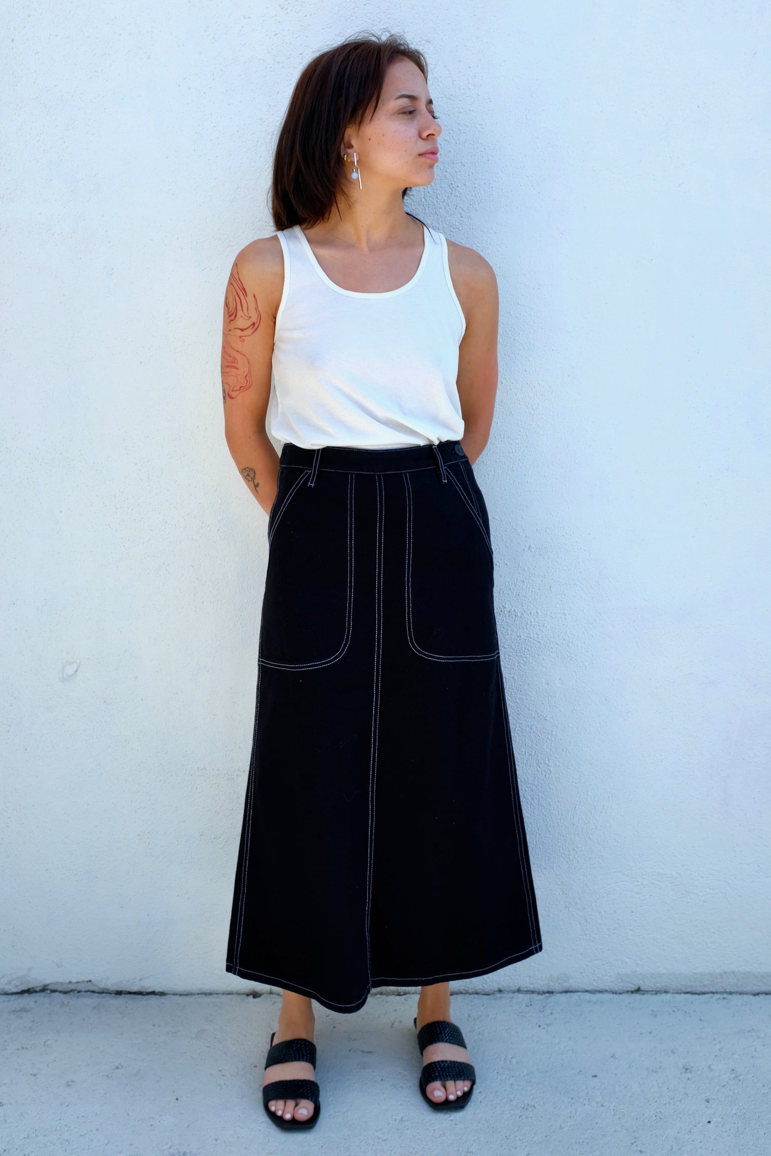Atelier Delphine ERIN Skirt / Black
