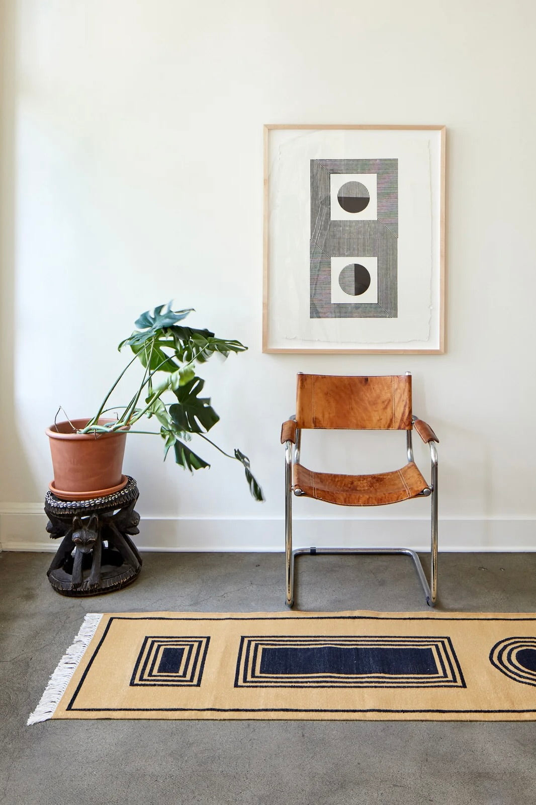 Block Shop Crane Rug / Caramel