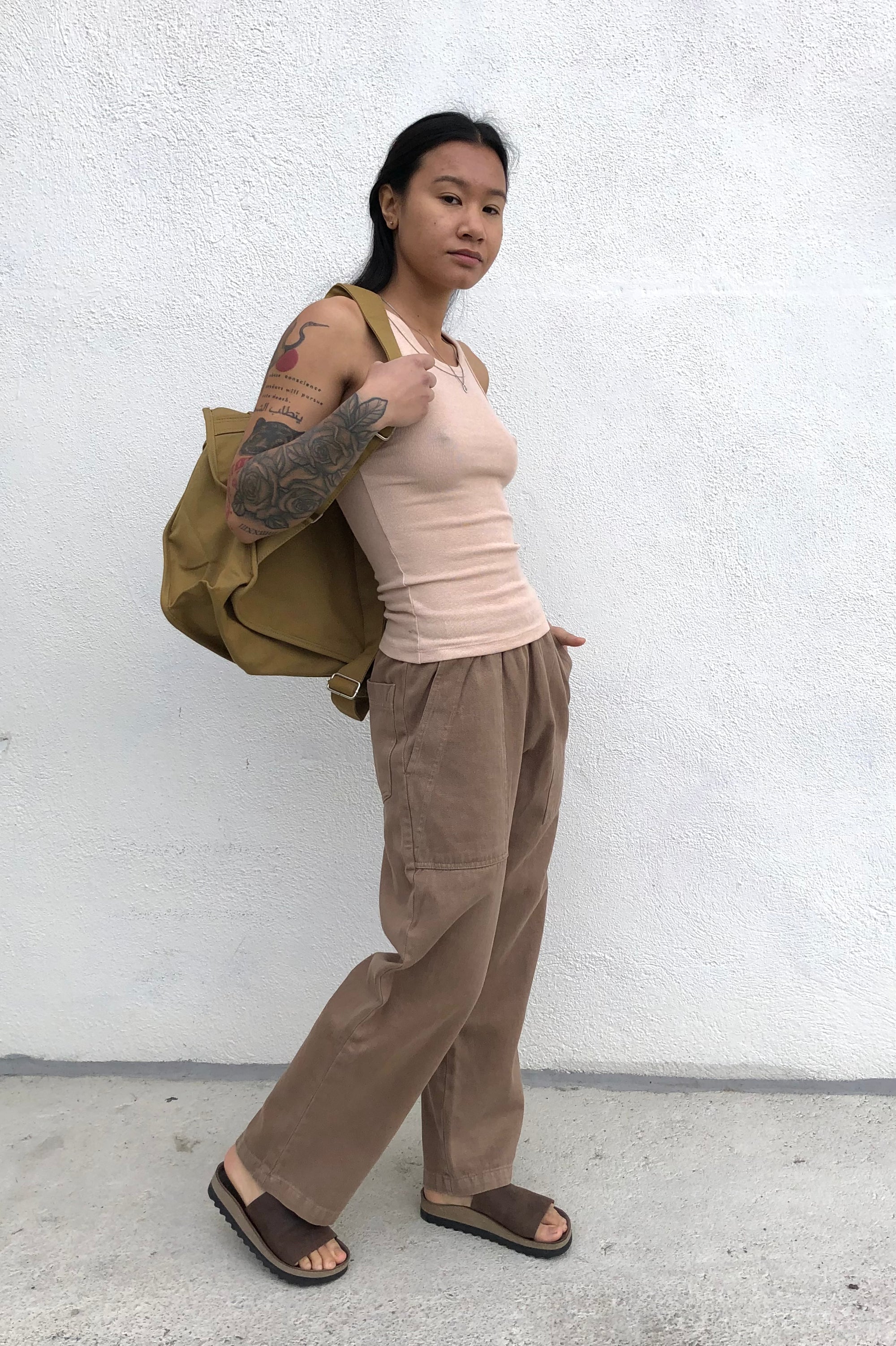 Ocean Drawcord Pant / Coyote