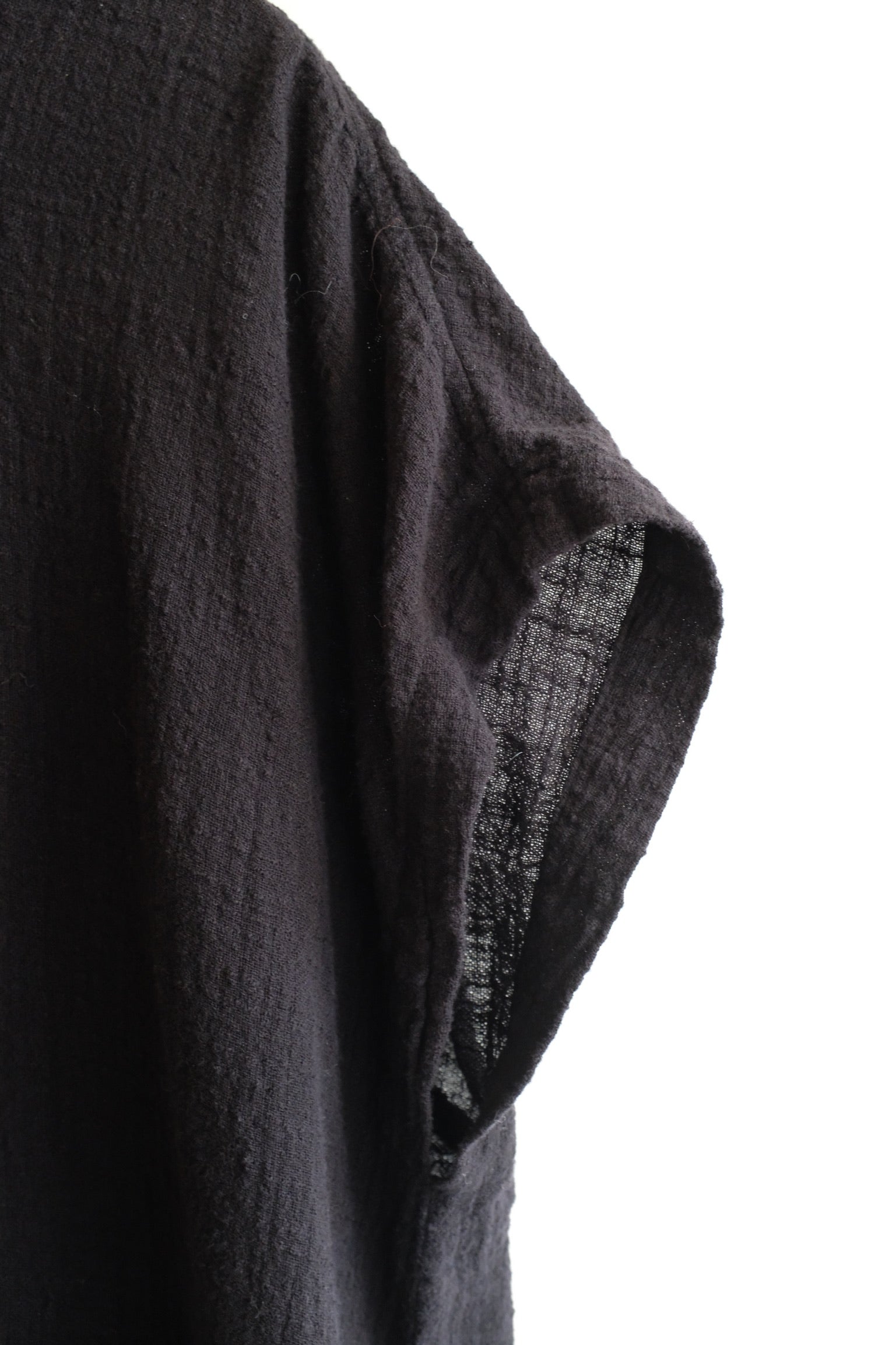 Pre-loved / Black Crane Cocoon Gauze Dress Black / Size Medium