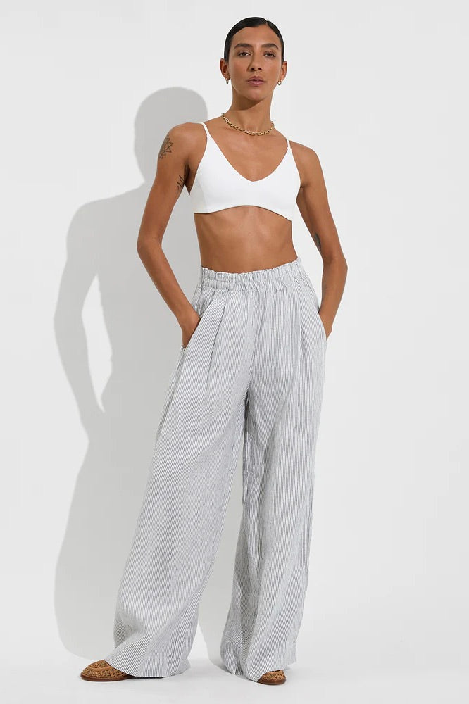 Left on Friday Coastal Pant / Varsity Coconut