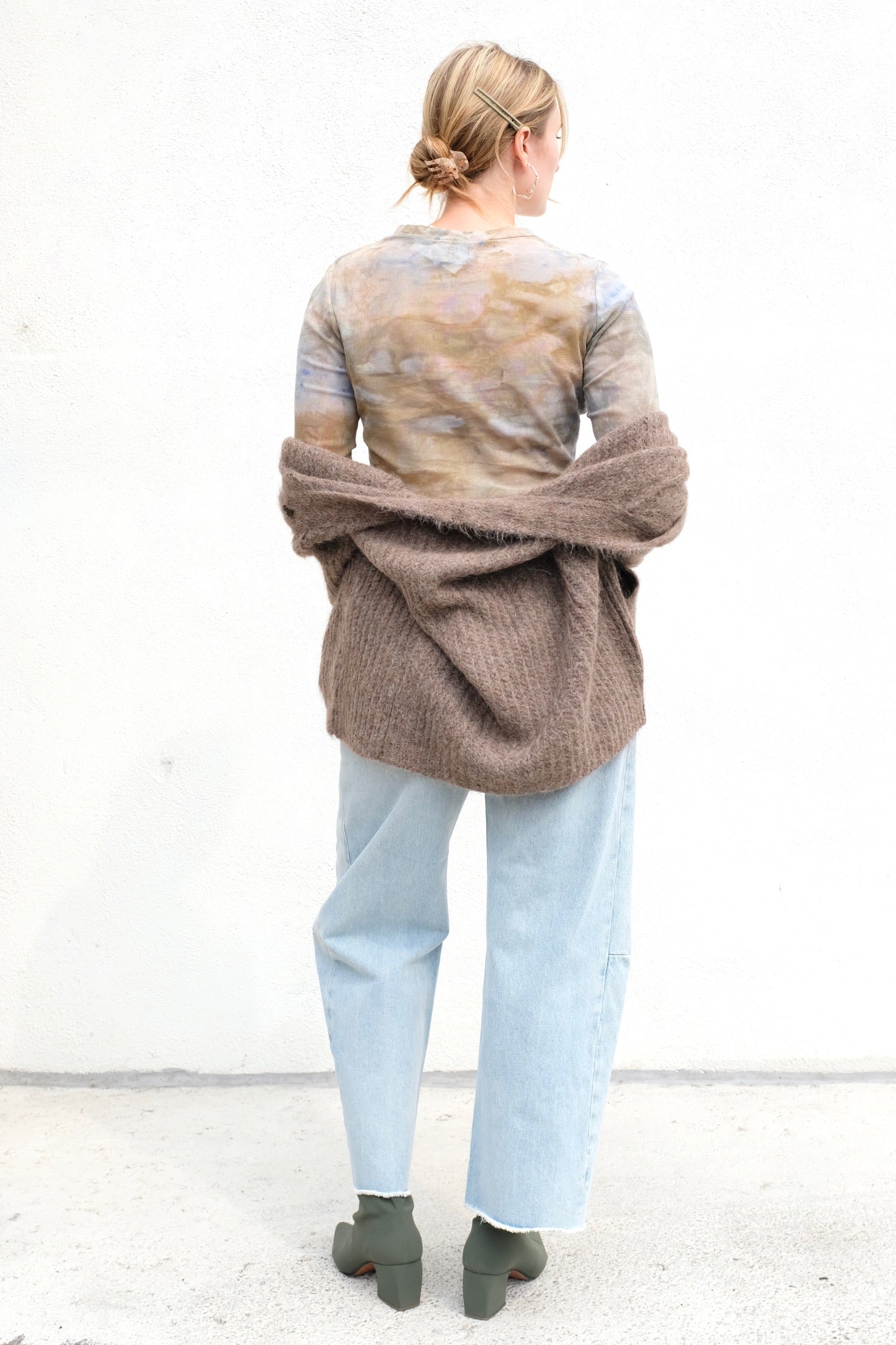 Riverside Tool Dye Mesh Top / Meadow