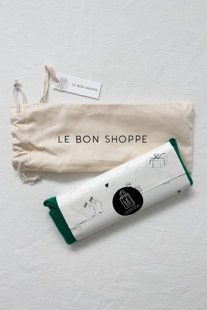 Le Bon Shoppe Cashmere Bandana / Kelly