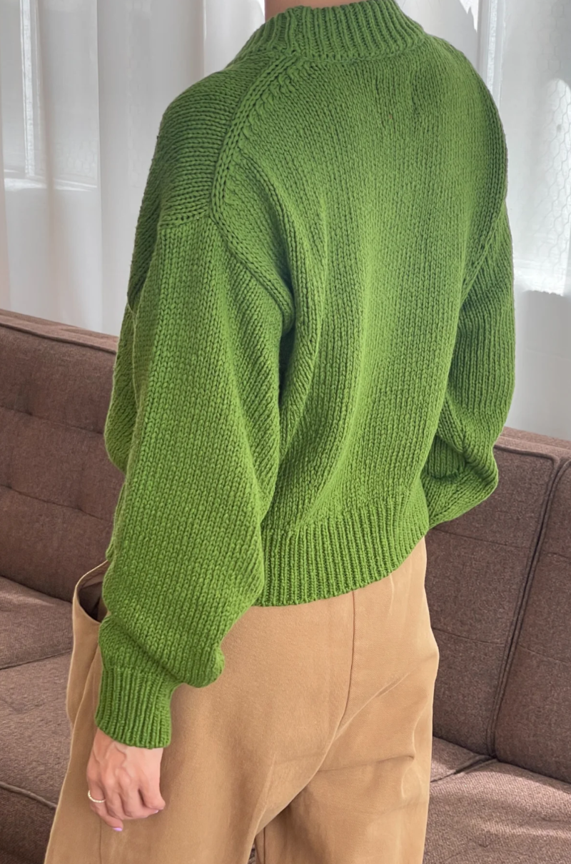 Le Bon Shoppe Zoe Cotton Sweater / Avocado