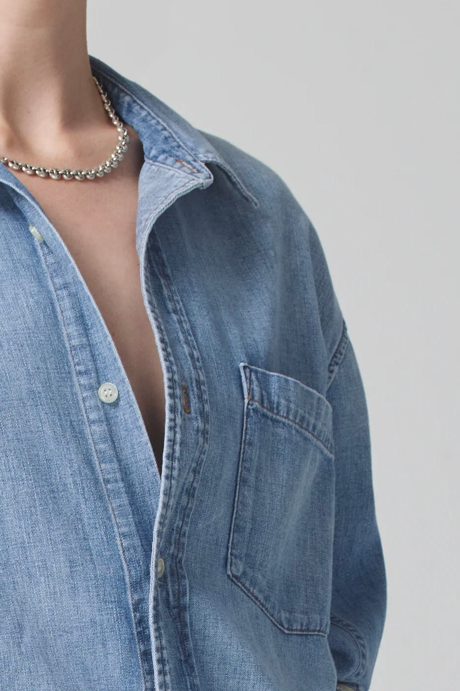 COH KAYLA Shrunken Shirt / Tide