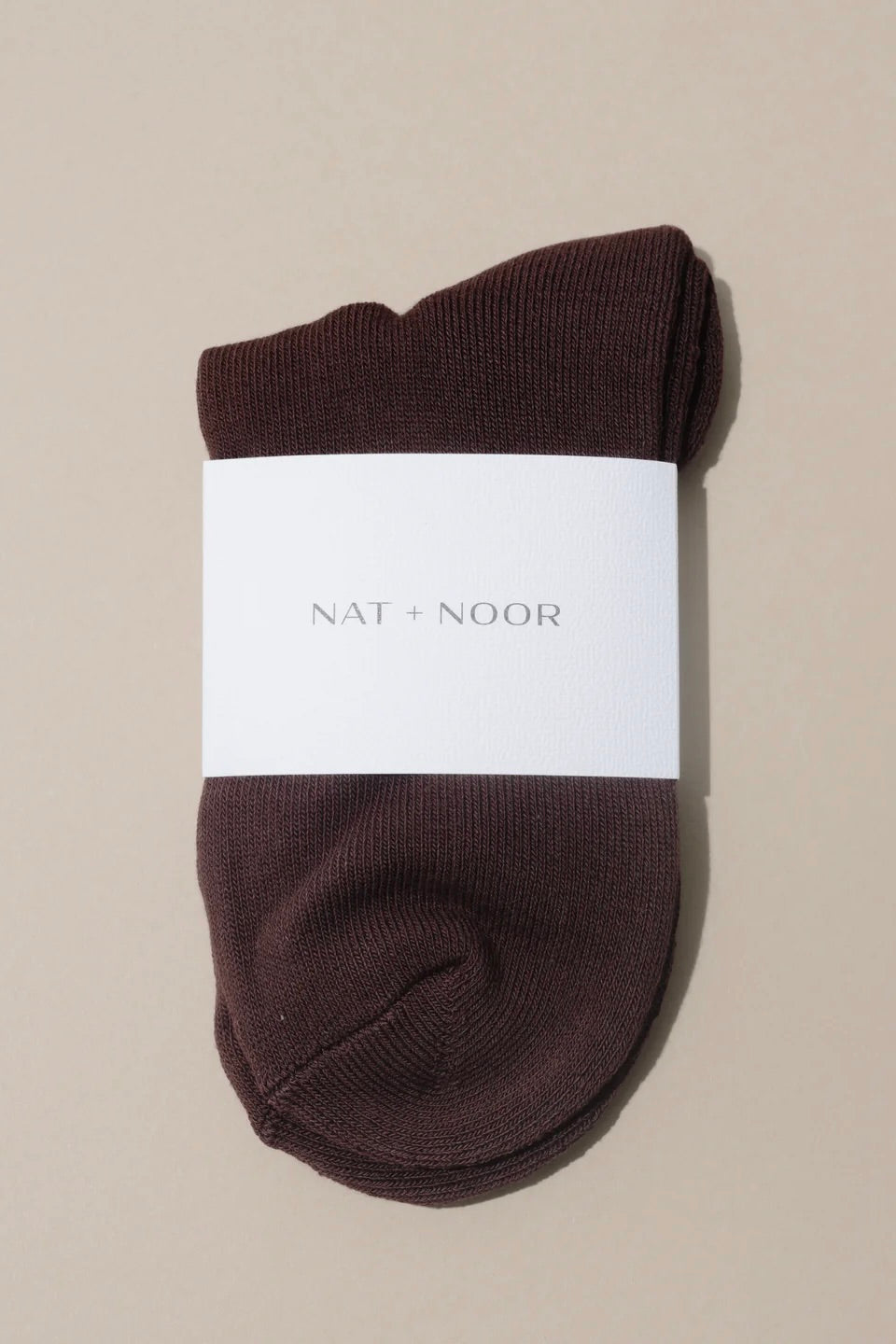 Nat + Noor Cotton Blend Ankle Socks / Brick