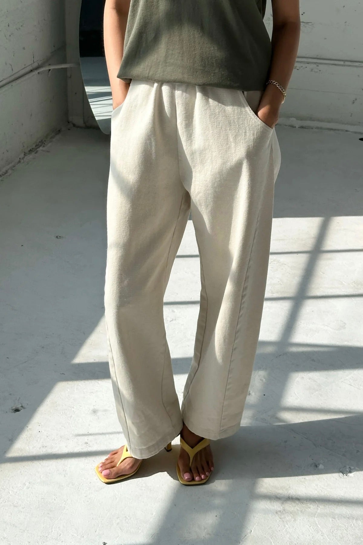 Le Bon Shoppe Arc Pants / Naturel