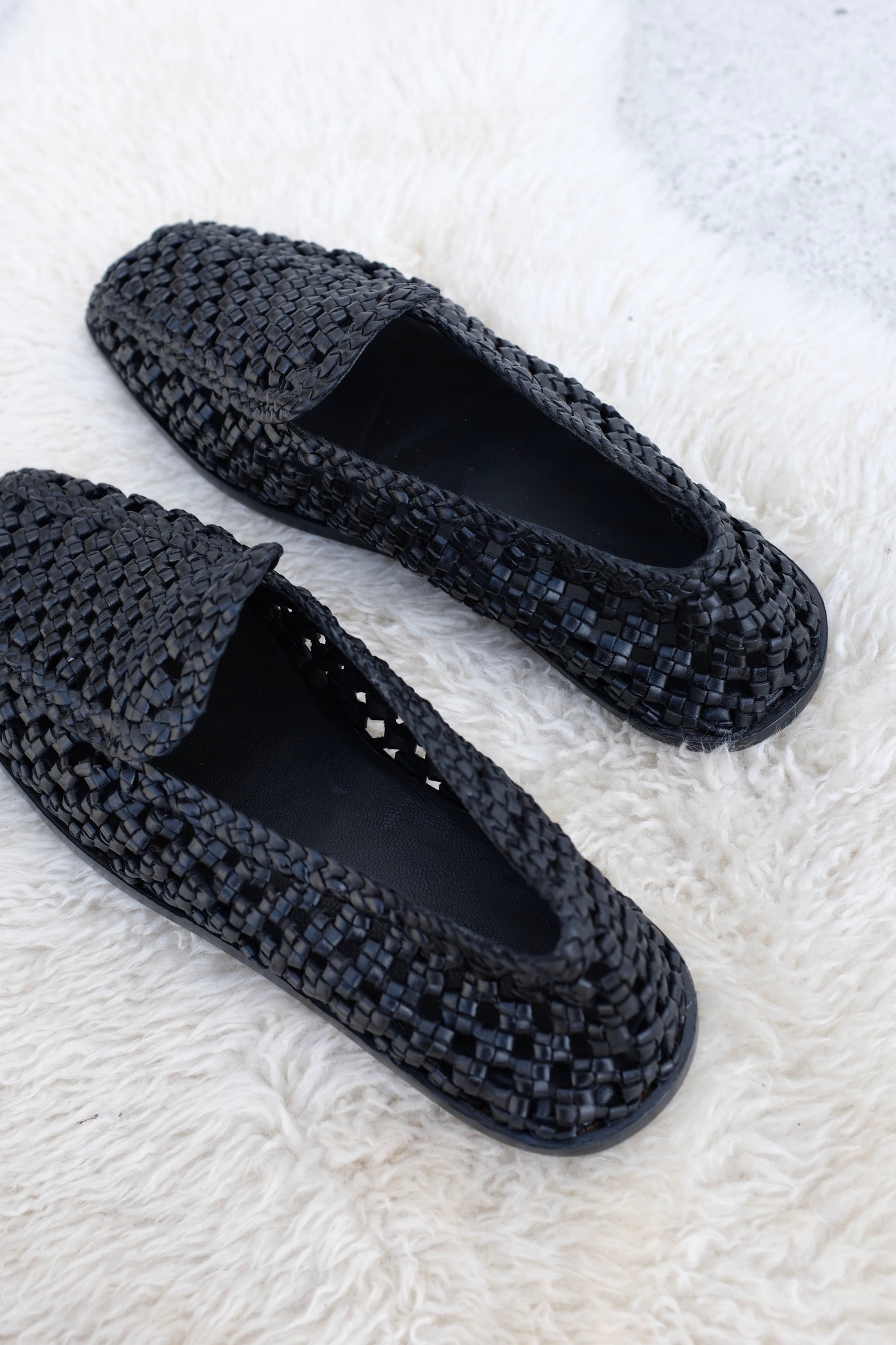 St. Agni Macrame Loafer / Black