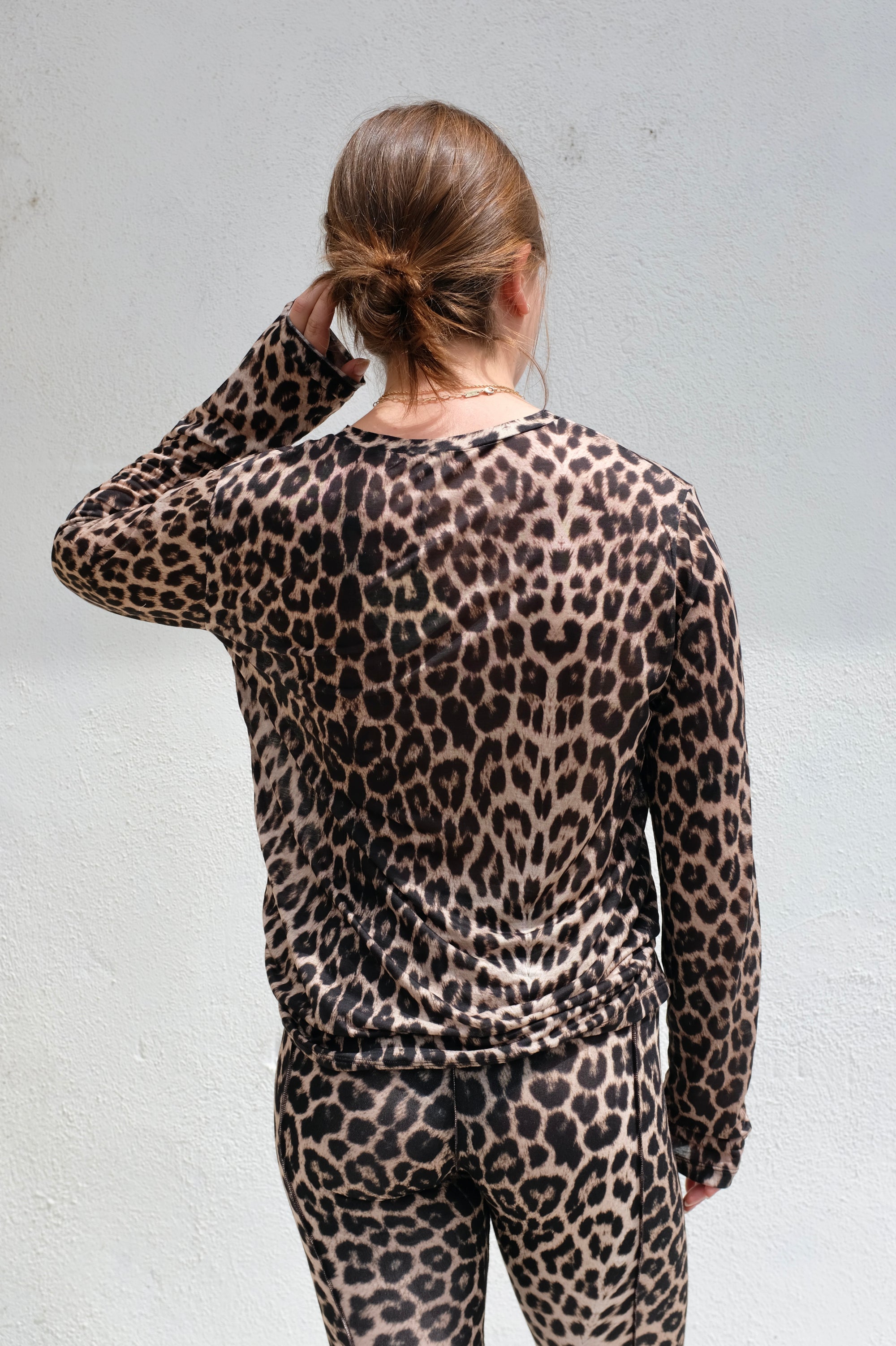 Long Sleeve Tee / Leopard