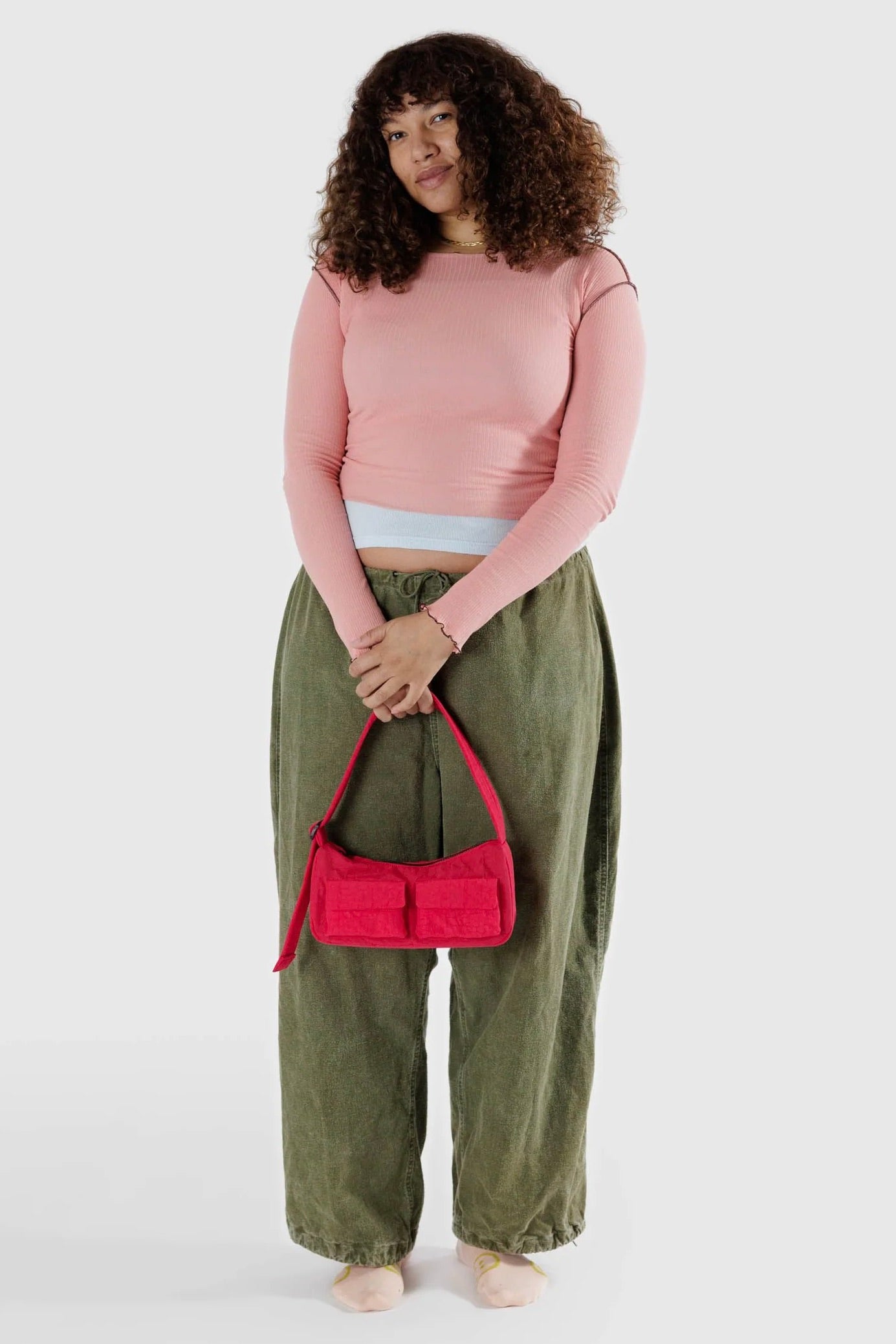 Cargo Shoulder Bag / Candy Apple