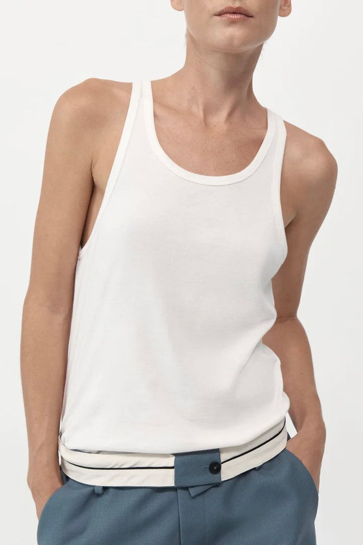 St.Agni / Organic Cotton Everyday Tank / White