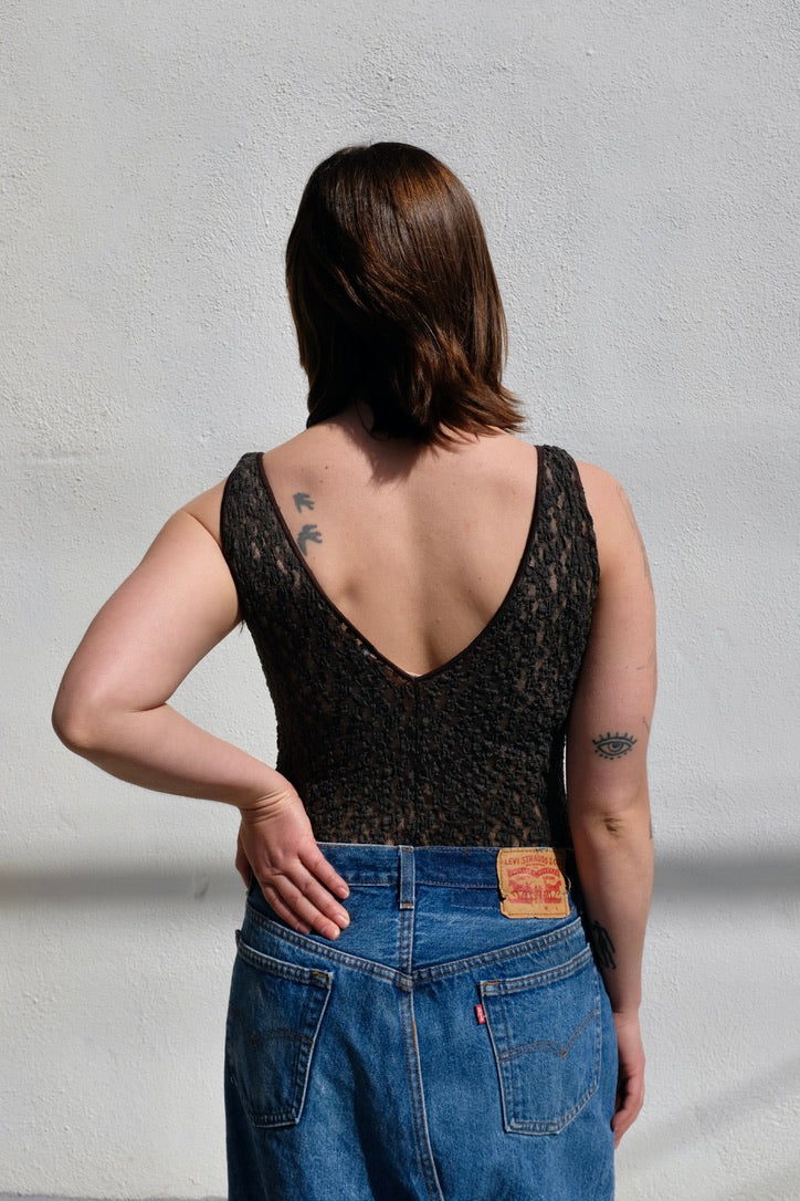 Crescent Body / Black Lace