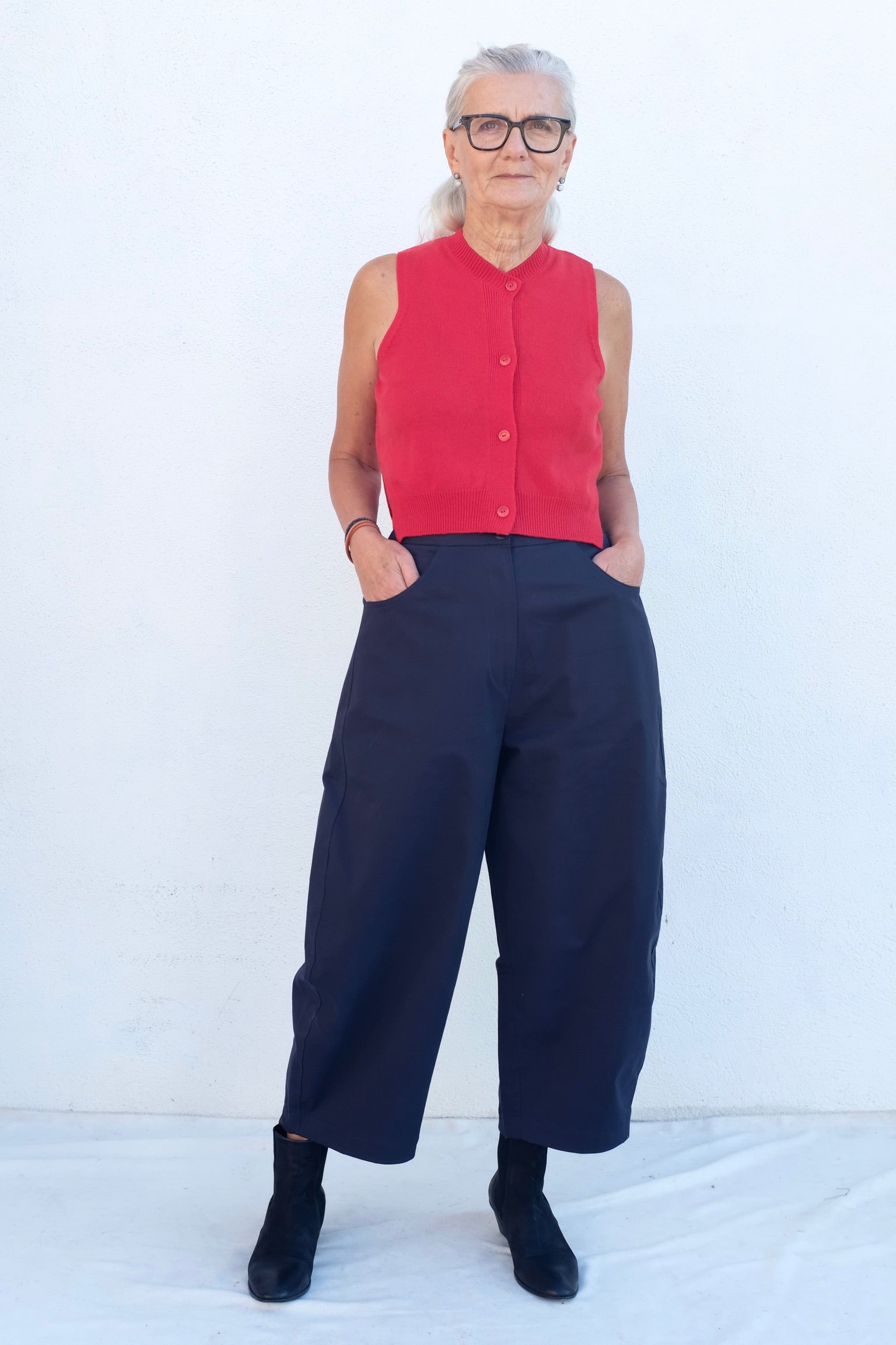 Cordera Wool & Cashmere Waistcoat / Red
