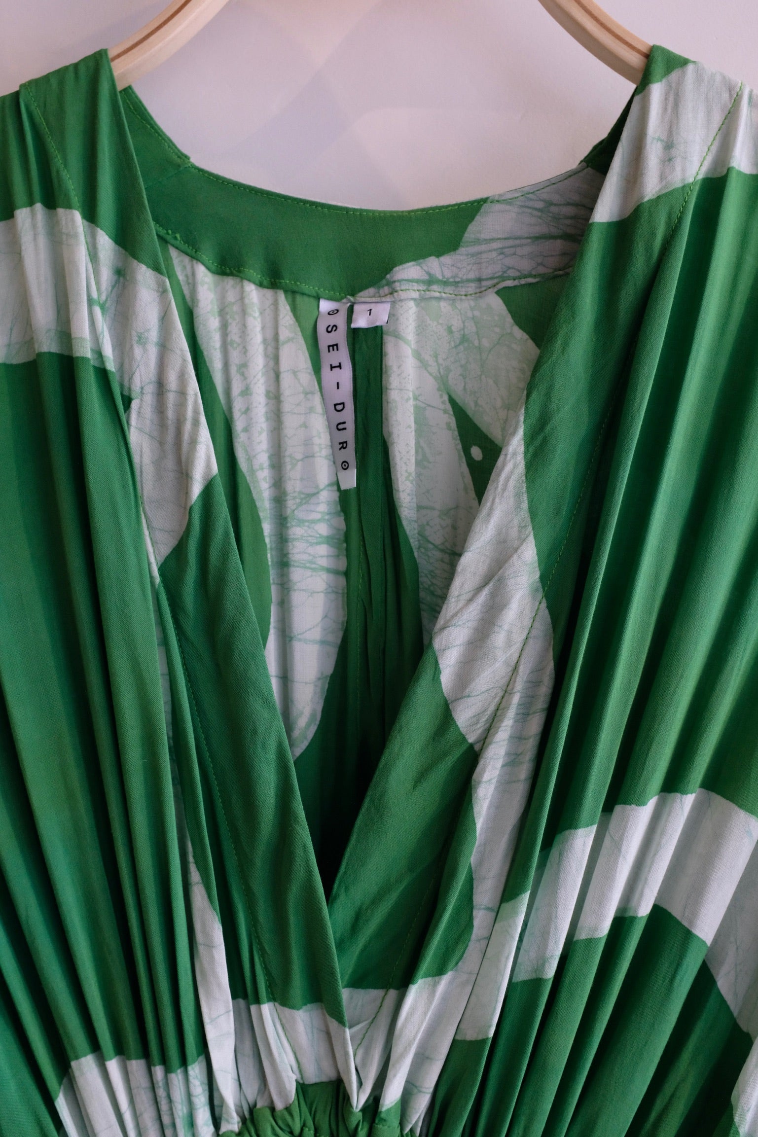 Pre-loved / Osei Duro Bating Dress Green/Mangrove / Size 1