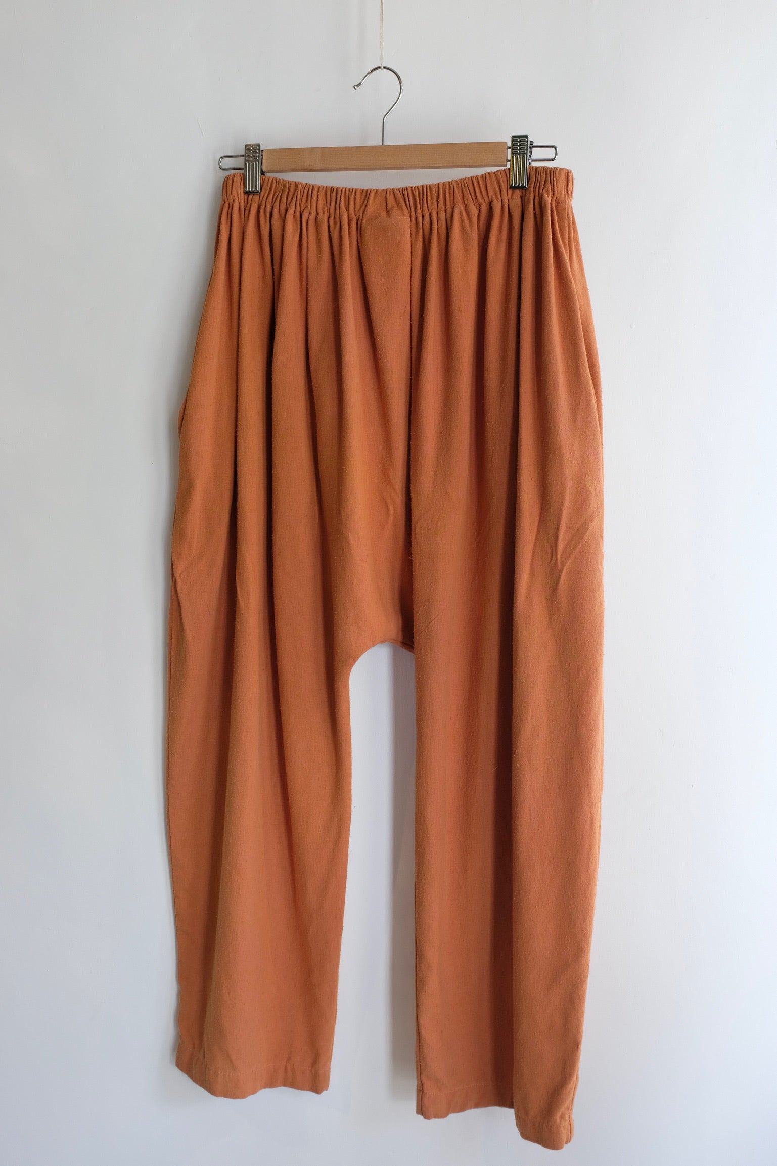 Pre-loved / Miranda Bennett Studio Raw Silk Pant Burnt Orange / One Size