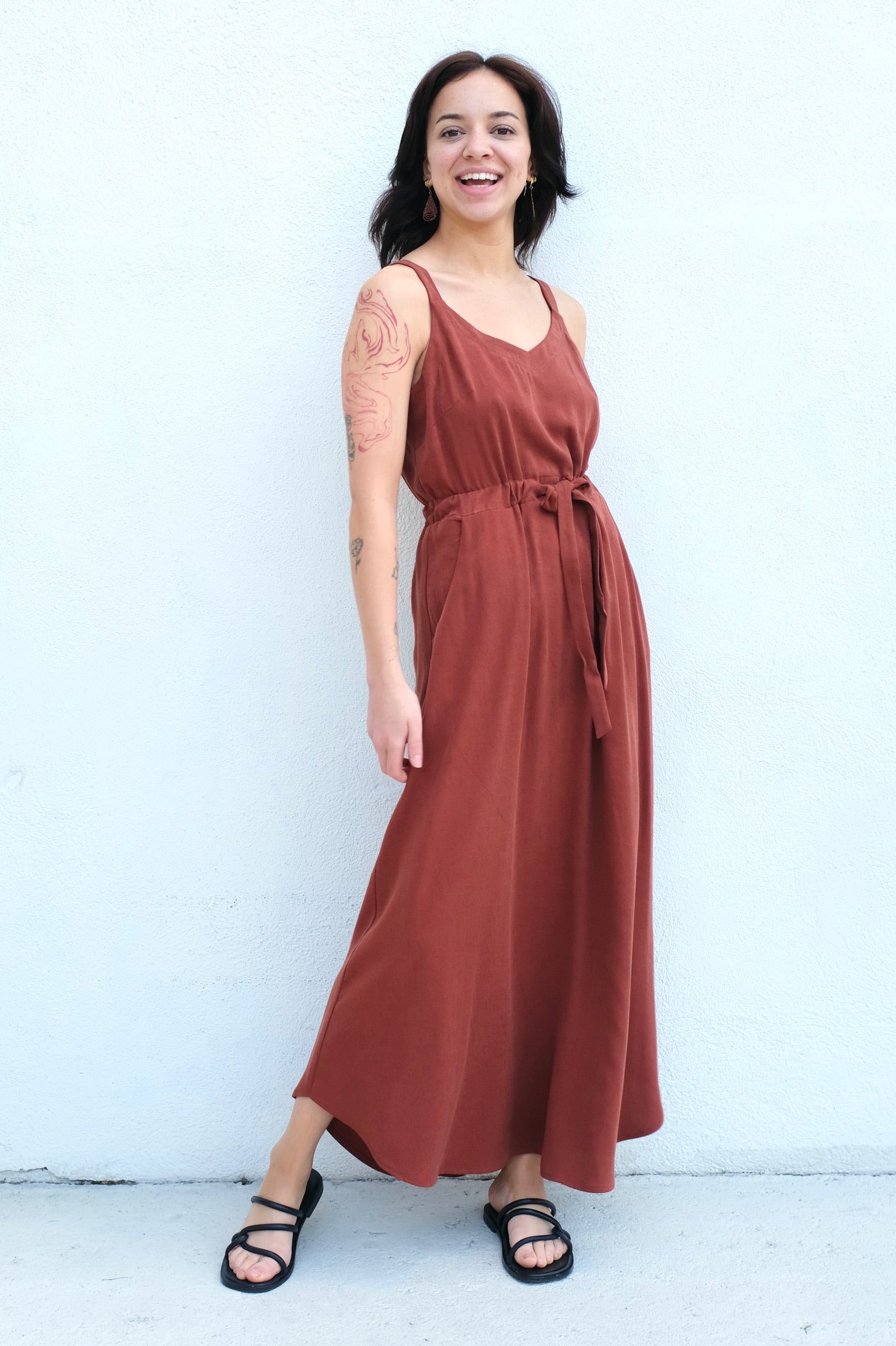 Cokluch Canna Dress / Chestnut