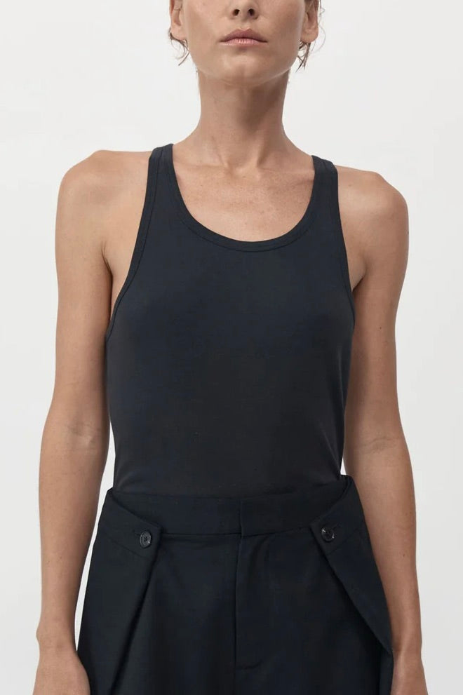 St.Agni  / Organic Cotton Everyday Tank / Black