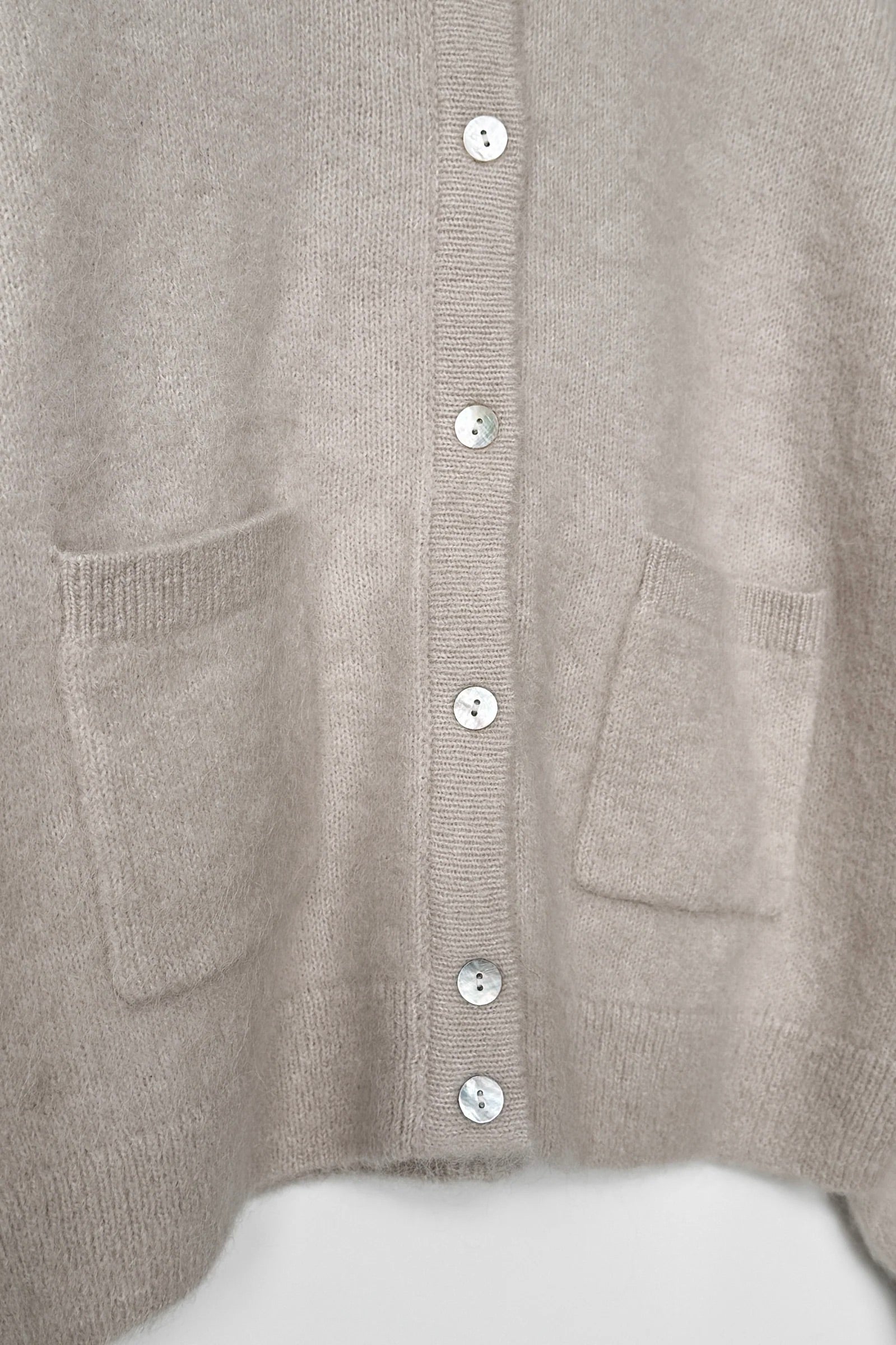 Le Bon Shoppe Amélie Alpaca Cardigan / Smoke