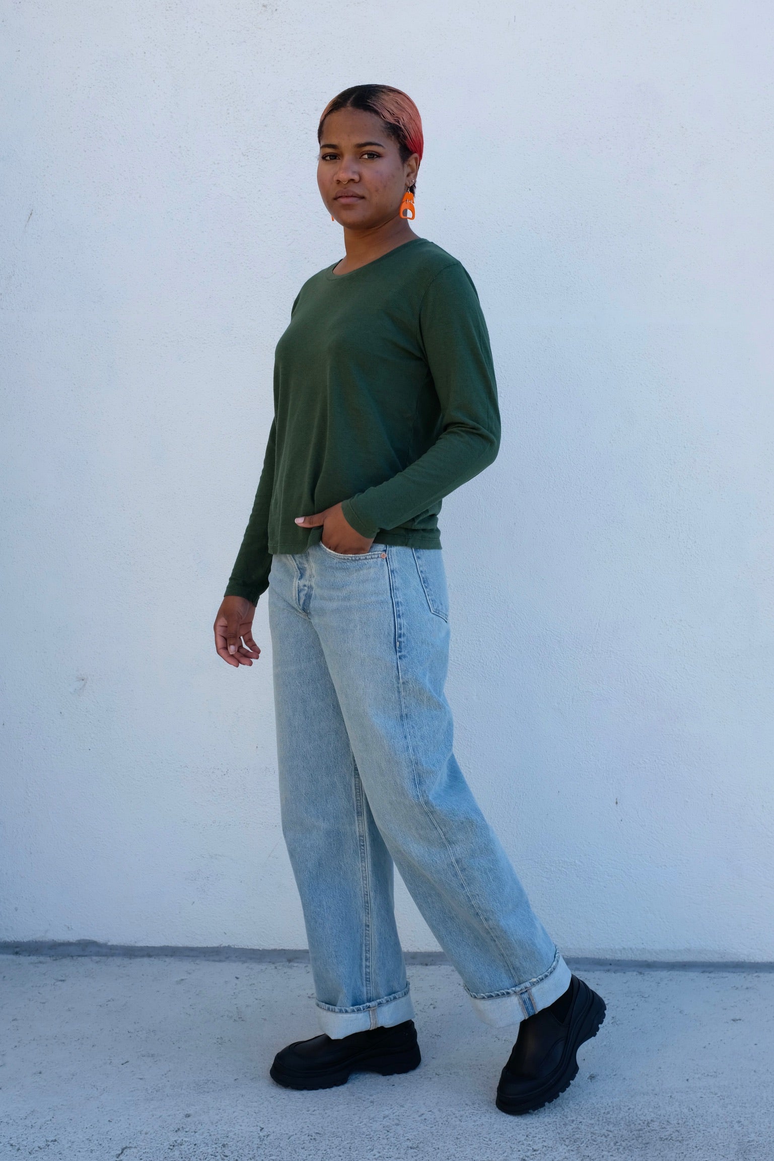 Jungmaven Encanto Long Sleeve / Hunter Green