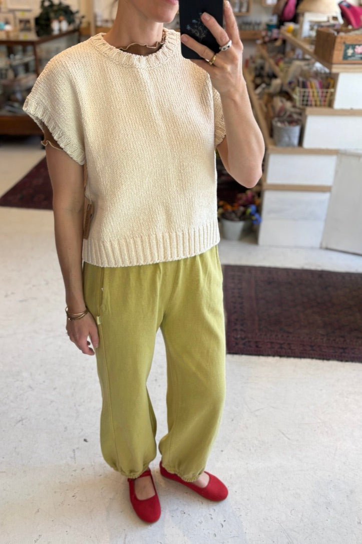 Cotton Jersey Balloon Pant / Ochre