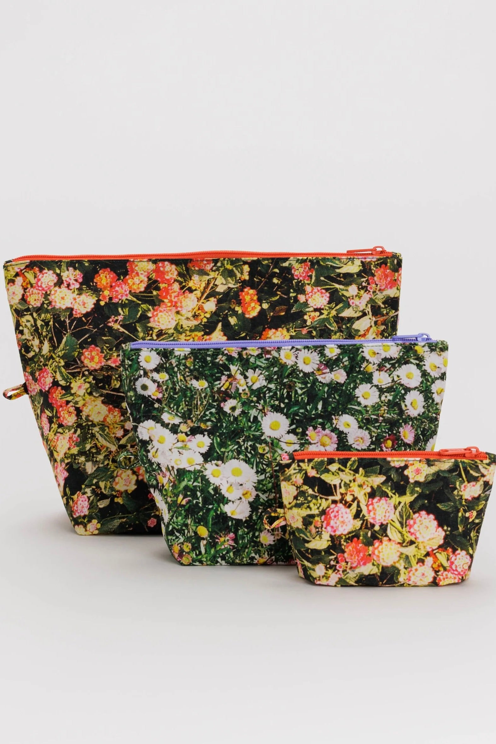 BAGGU Go Pouch Set / Photo Florals