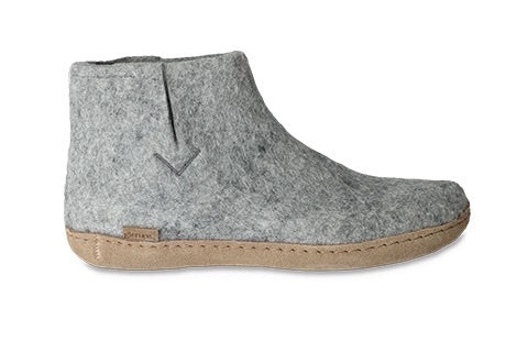 Glerups Boot Leather Sole / Grey