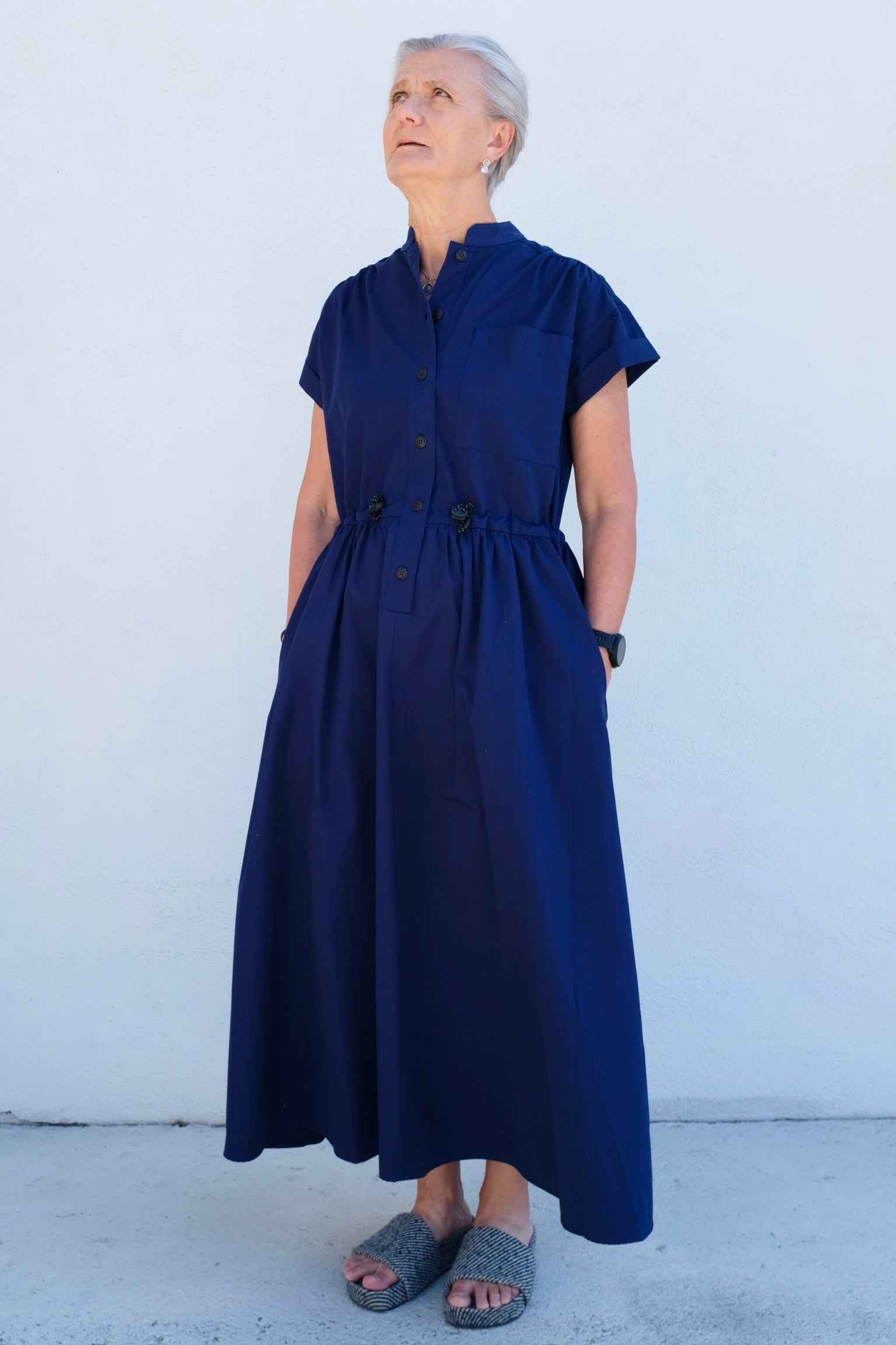Girls of Dust Service dress / Indigo