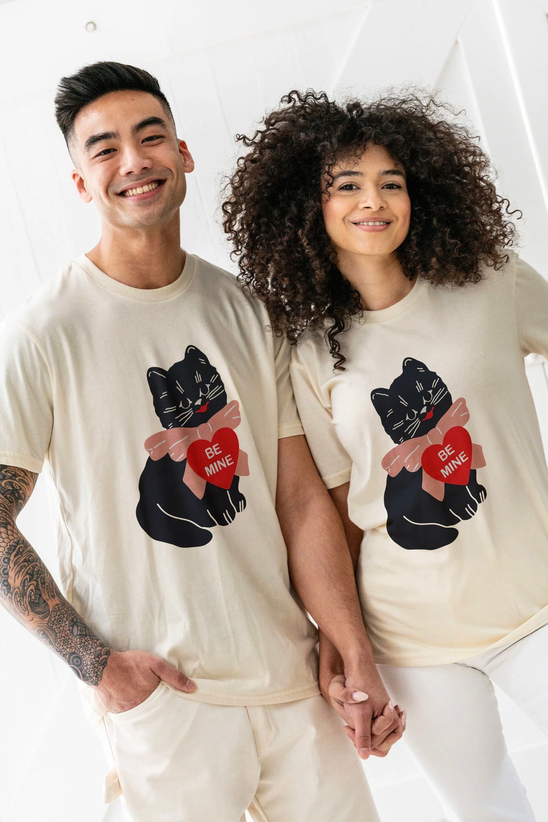 Be Mine Unisex Tee / Cream