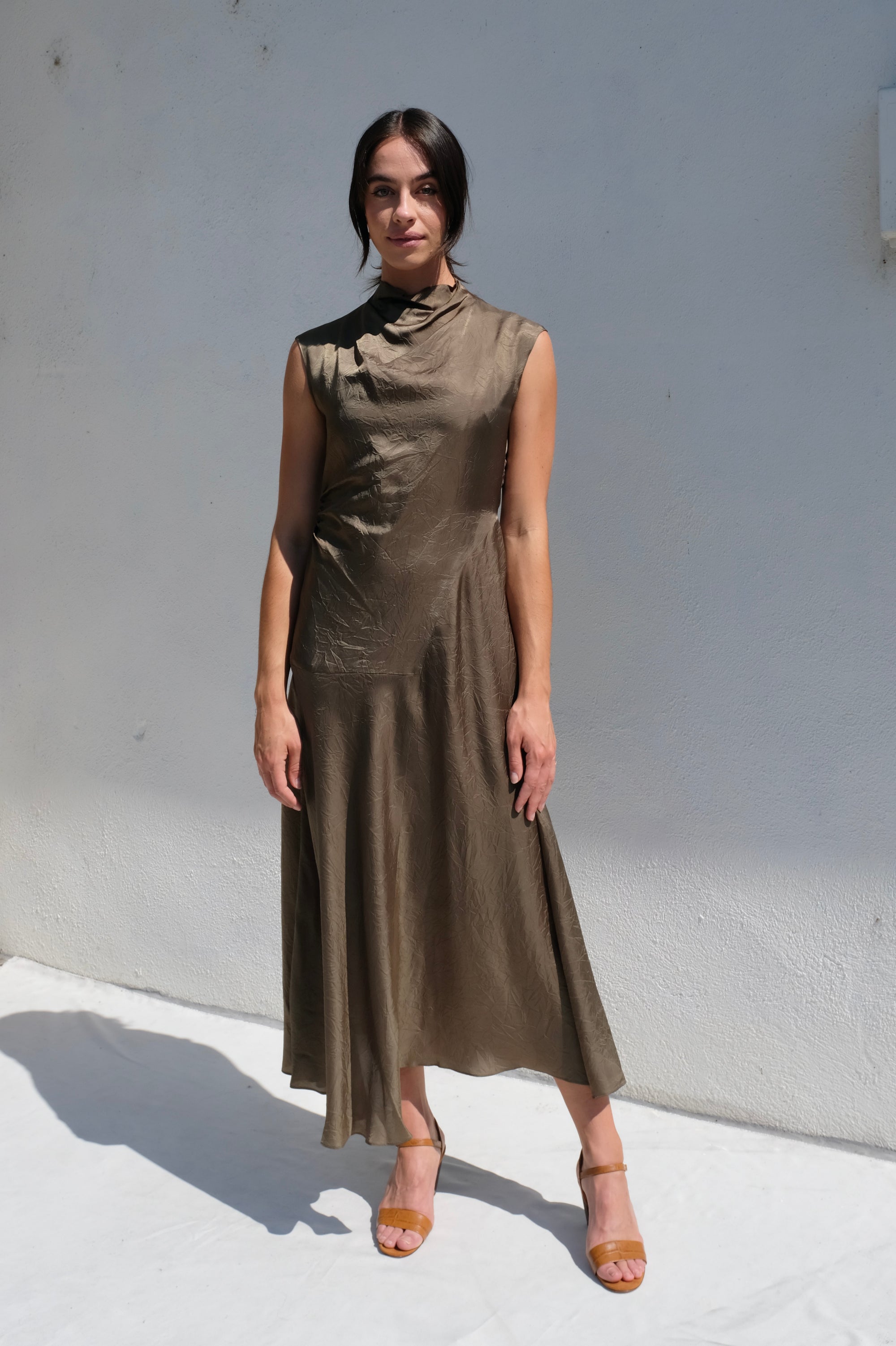 Atelier Delphine Twisted Dress / Hunter Green