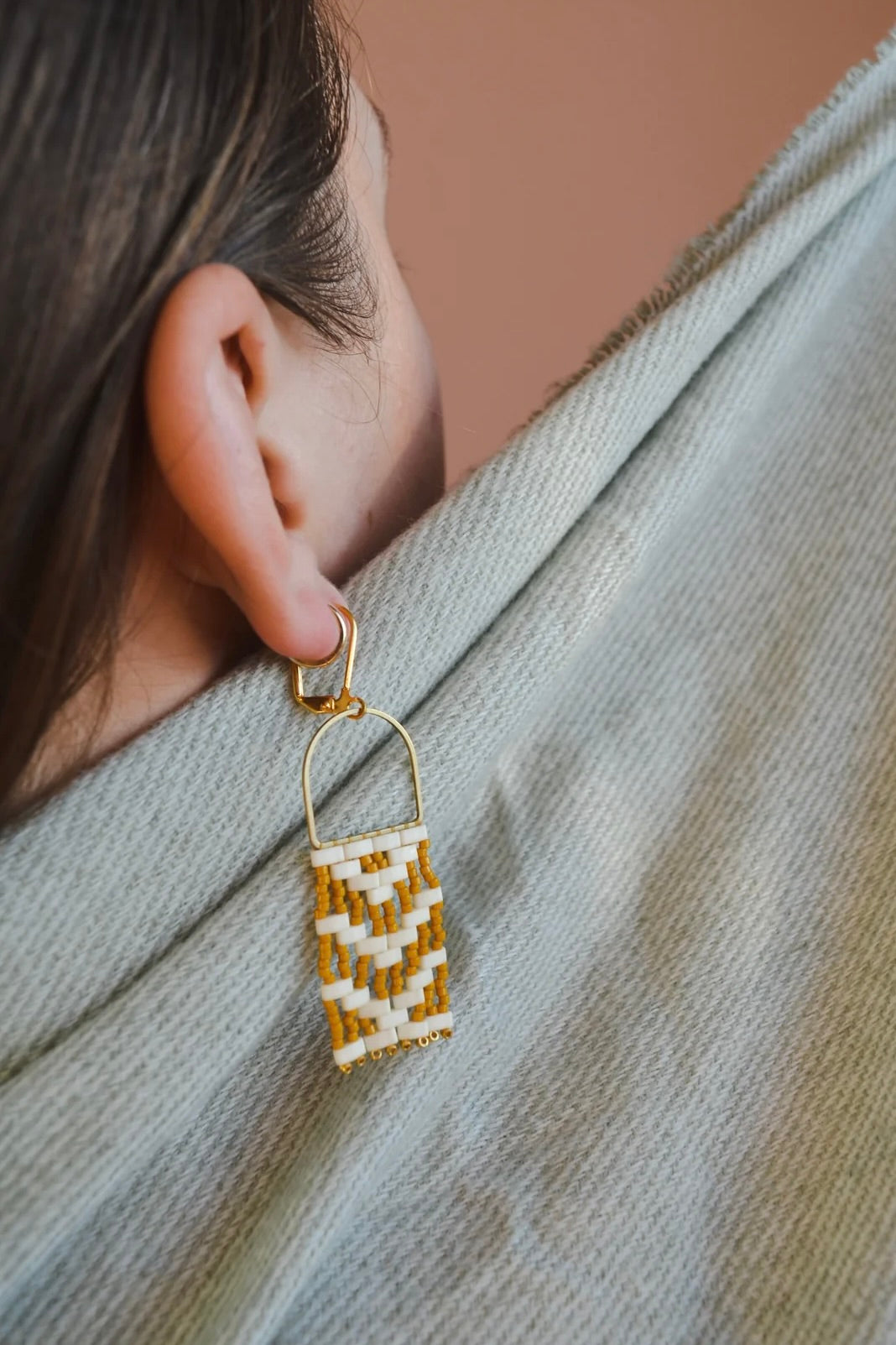 Three Sisters by Emma Michif Woven / Mustard