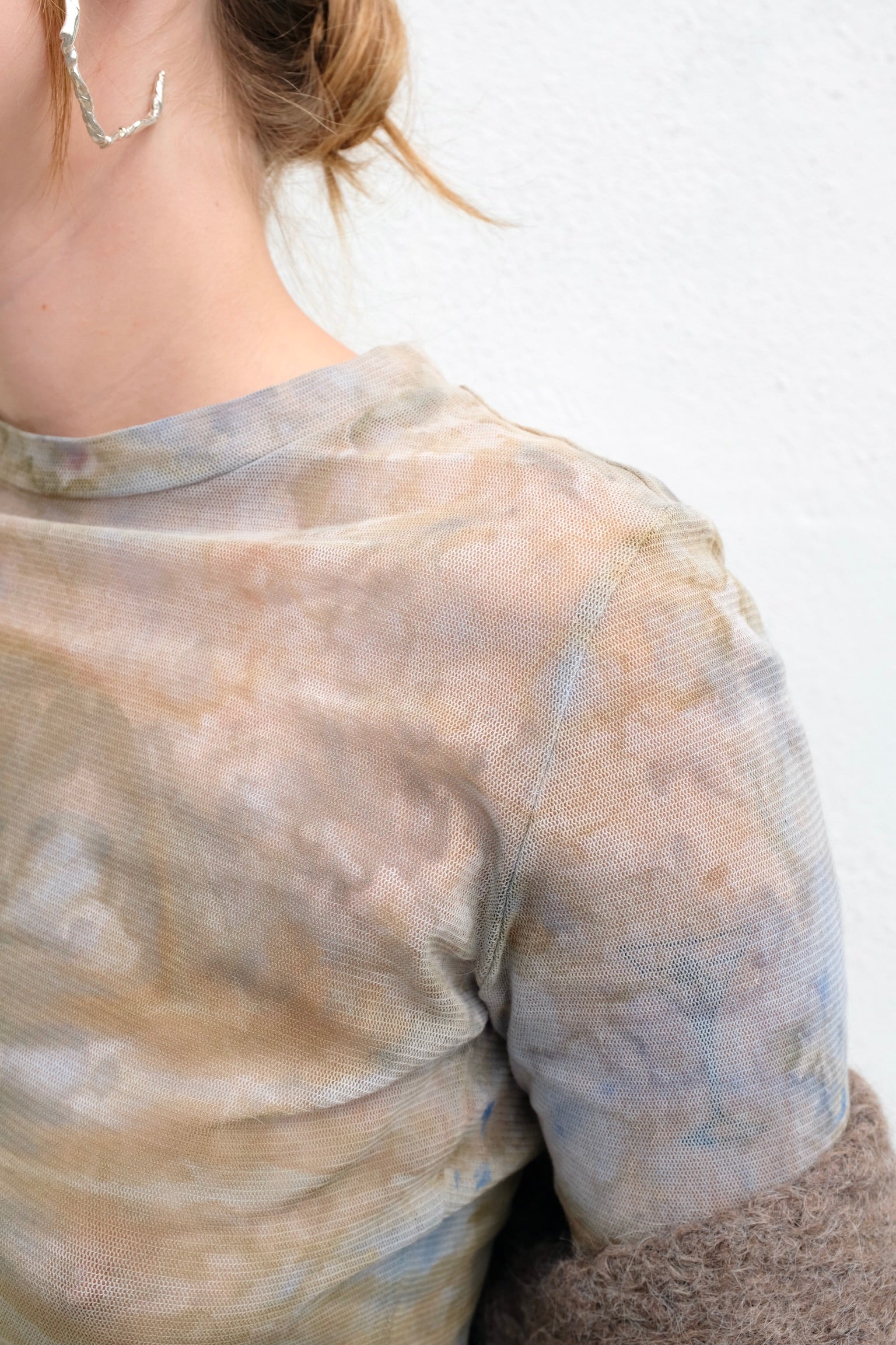 Riverside Tool Dye Mesh Top / Meadow