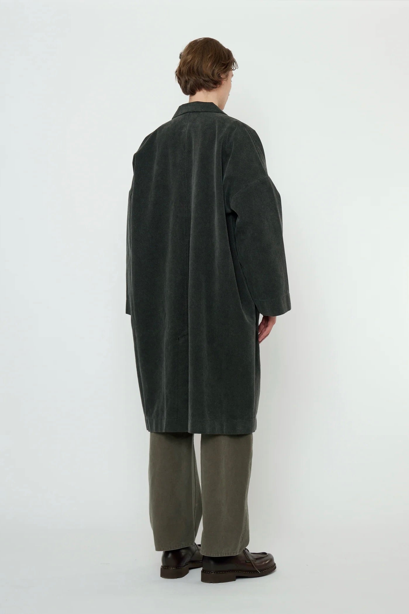 7115 by Szeki Oversized Blazer Coat / Washed Black